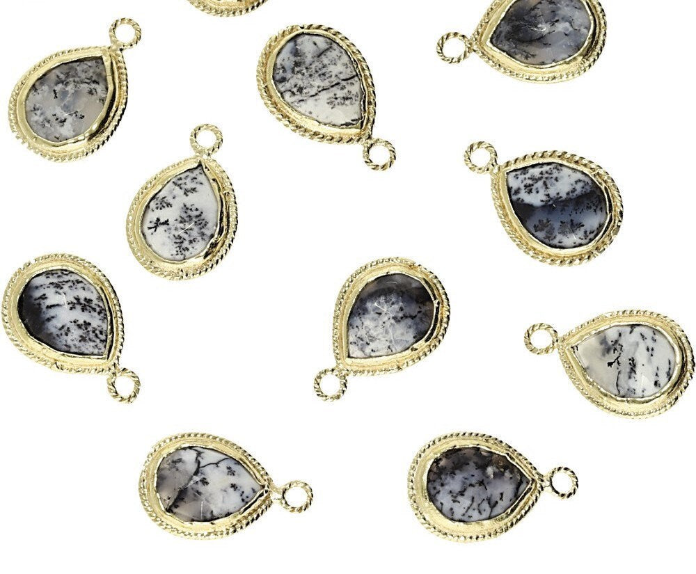 Dendrite Opal Pear Shape