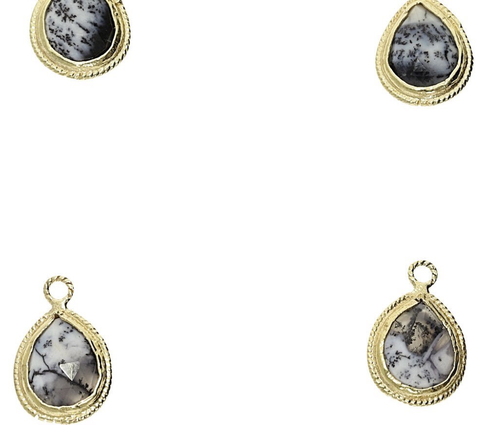 Dendrite Opal Pear Shape