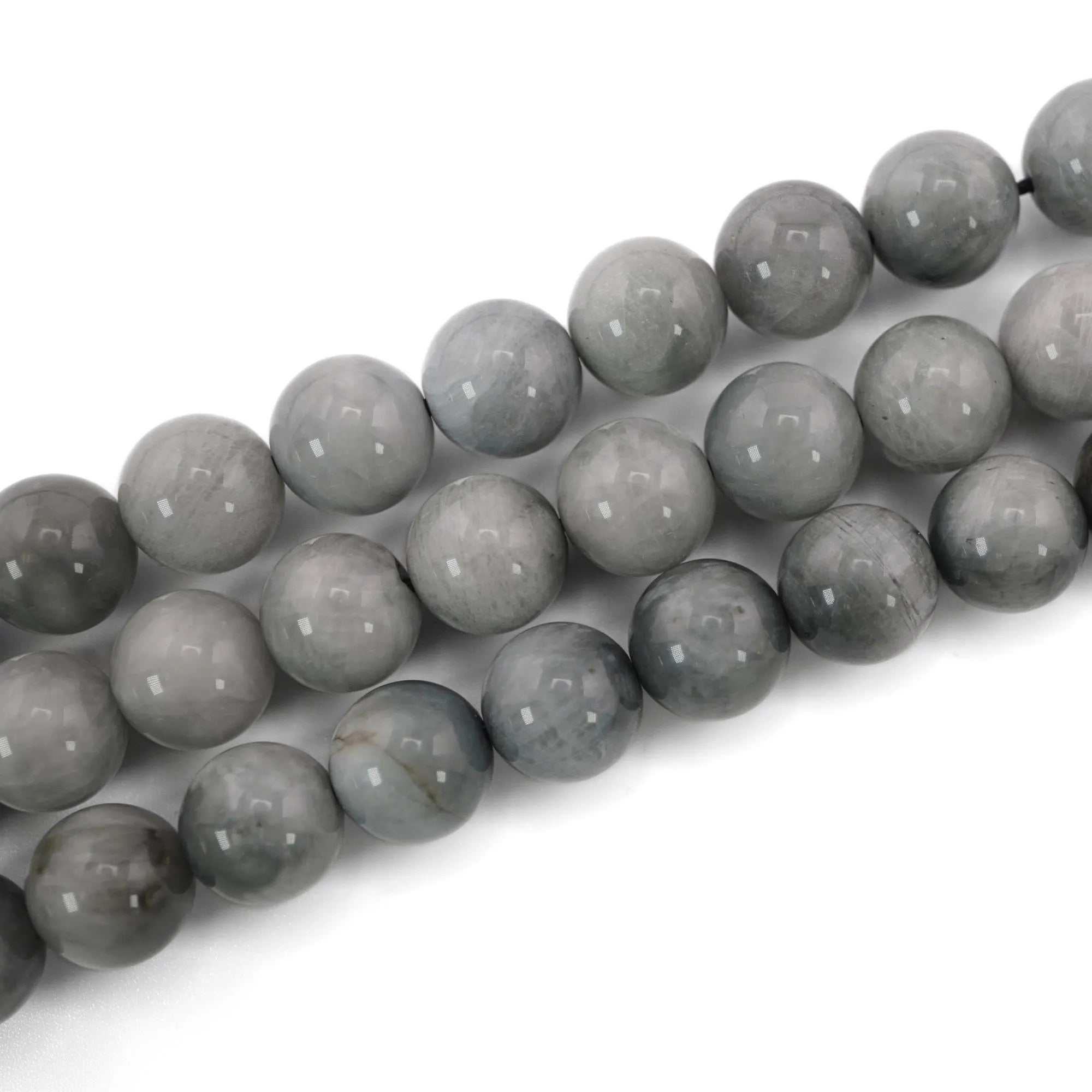 Eagle Eye Smooth Round Shape Gemstone Strand Beads