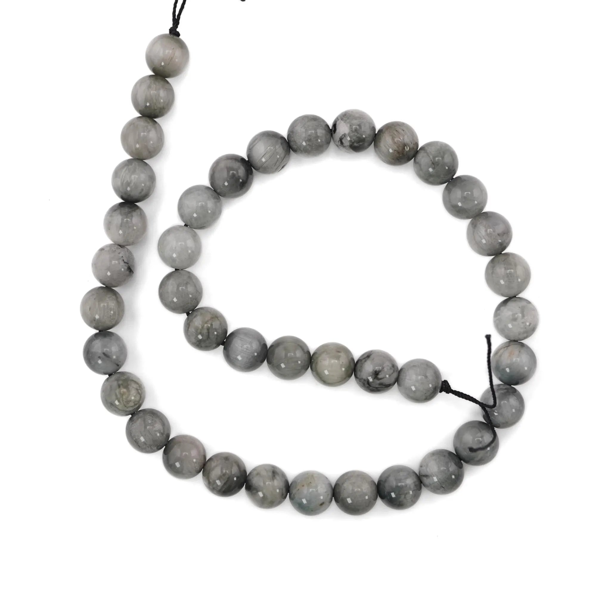 Eagle Eye Smooth Round Shape Gemstone Strand Beads