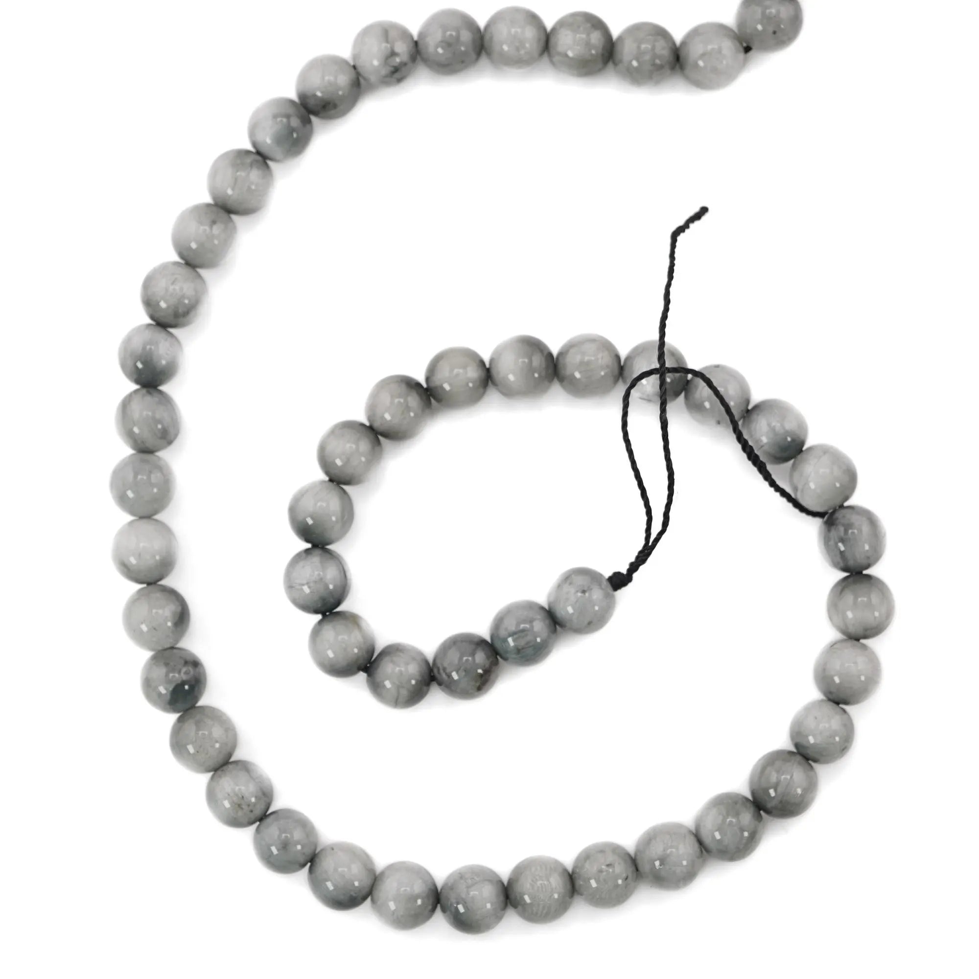 Eagle Eye Smooth Round Shape Gemstone Strand Beads