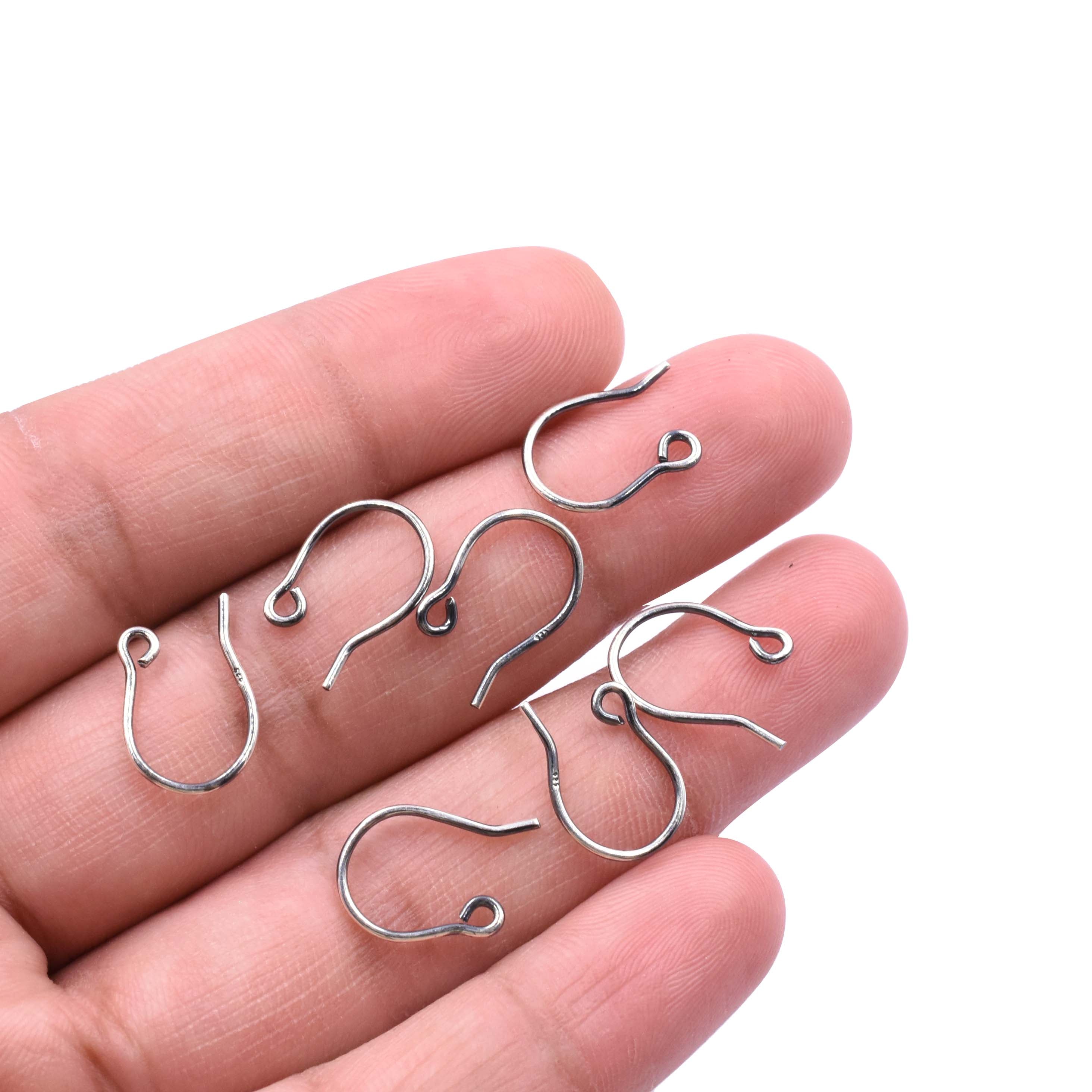 Fish Hook Sterling Silver Ear Wire Sold by 2 Pairs