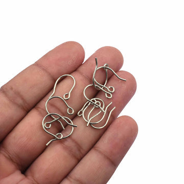 Fish Hook Sterling Silver Ear Wire Sold by 2 Pairs