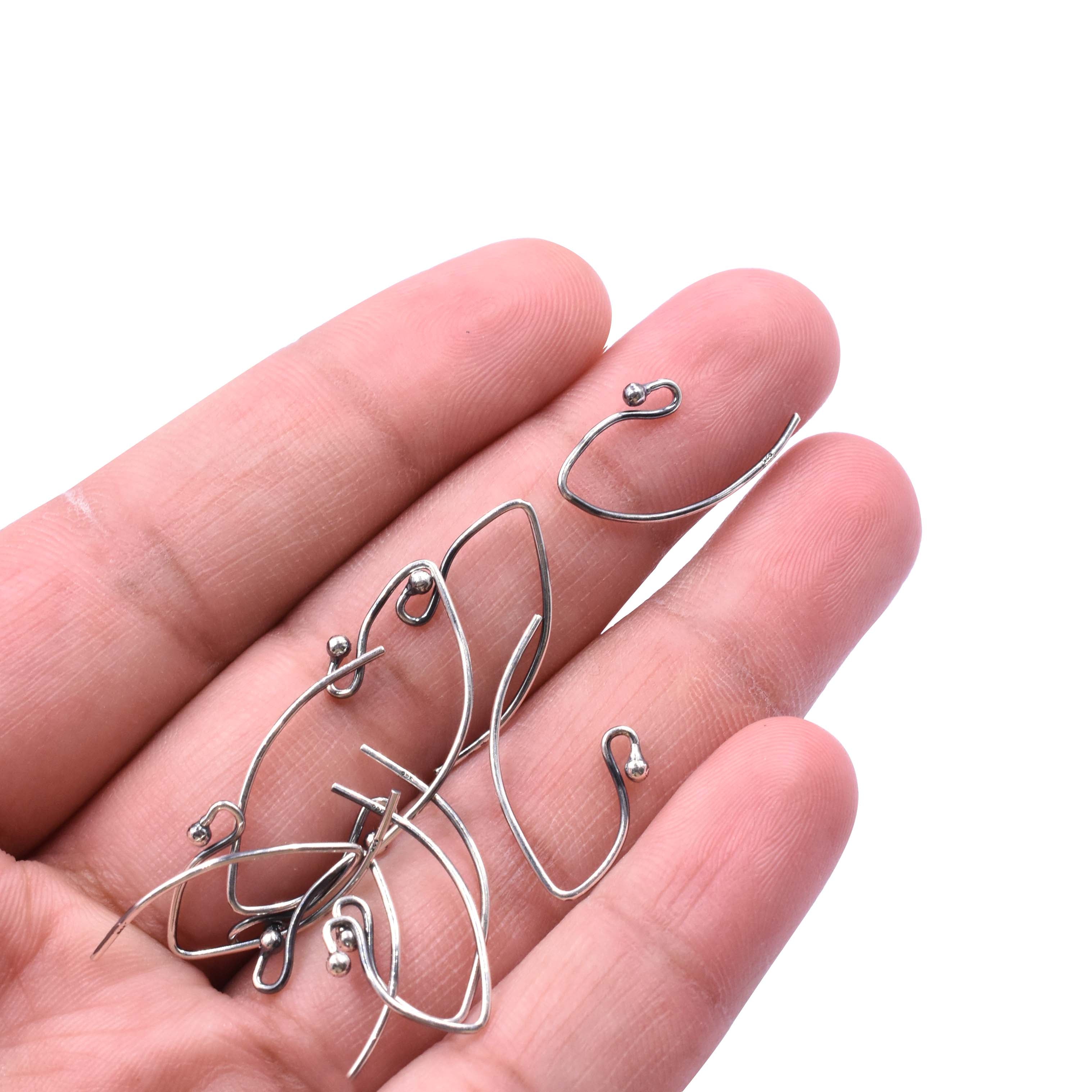 Sterling Silver Ear Wire Sold by 2 Pairs