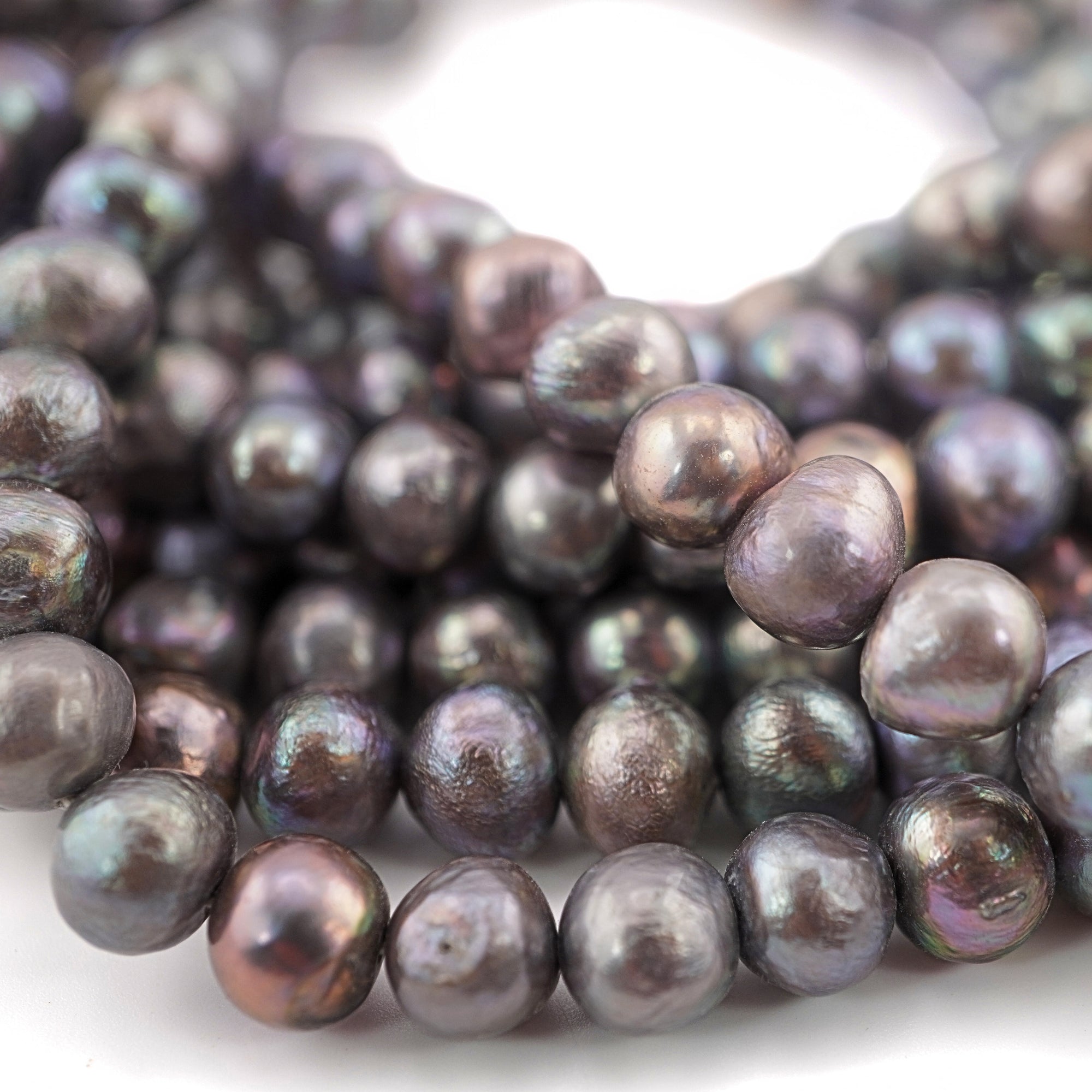 Plum Potato Freshwater Pearls Beads