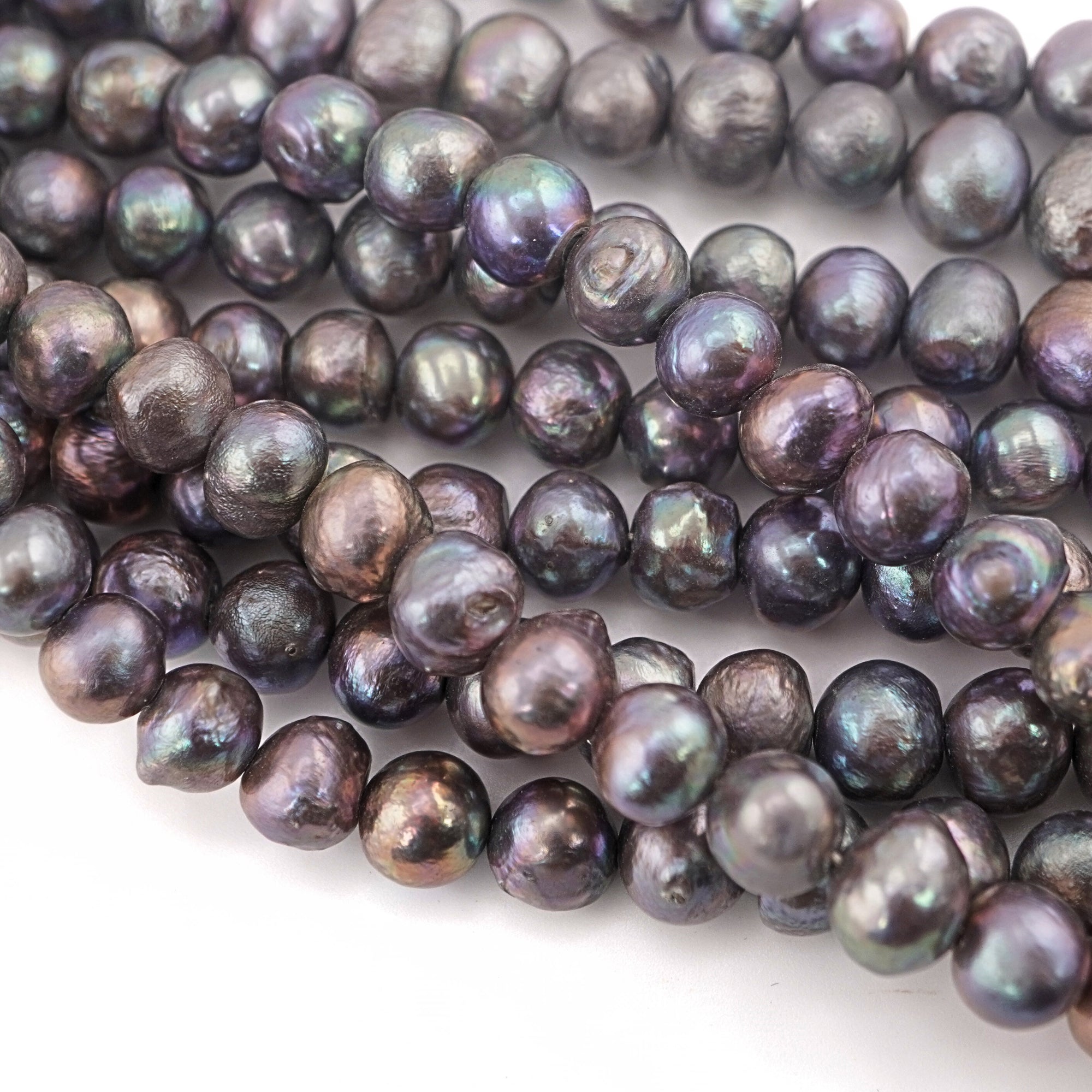 Plum Potato Freshwater Pearls Beads