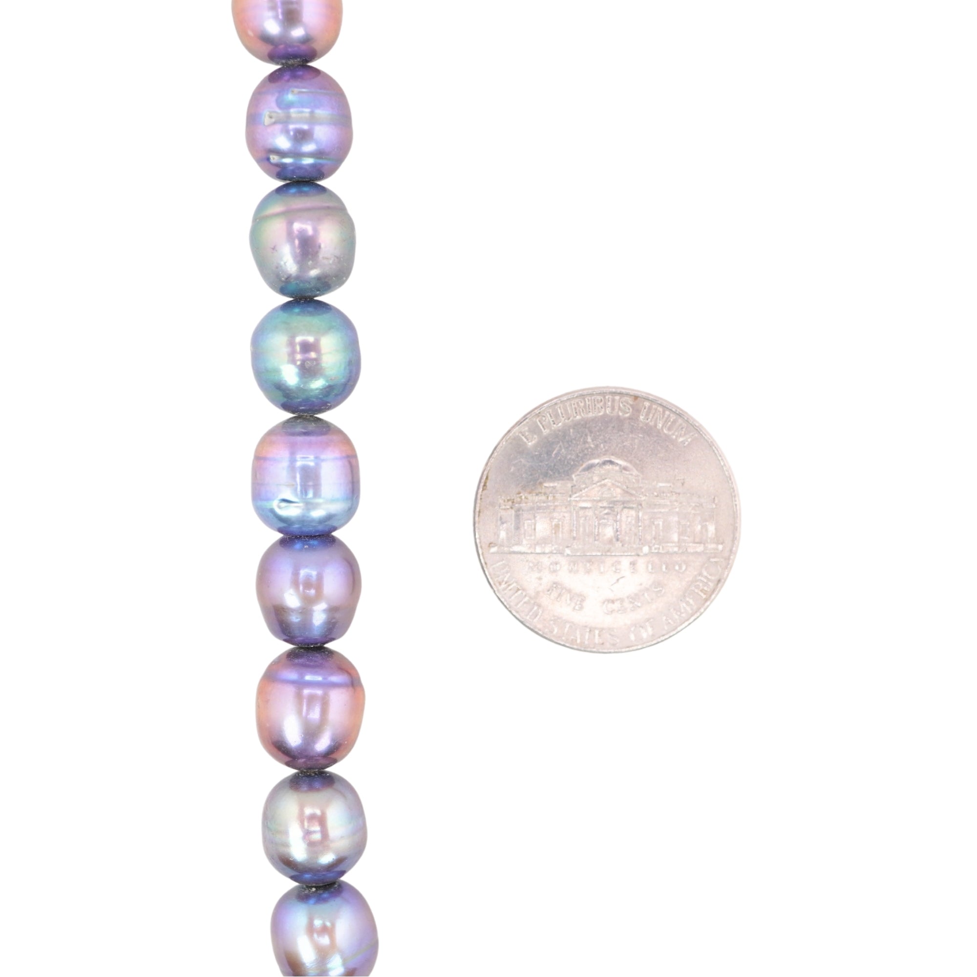 Peacock Rice / Oval Freshwater Pearls Beads