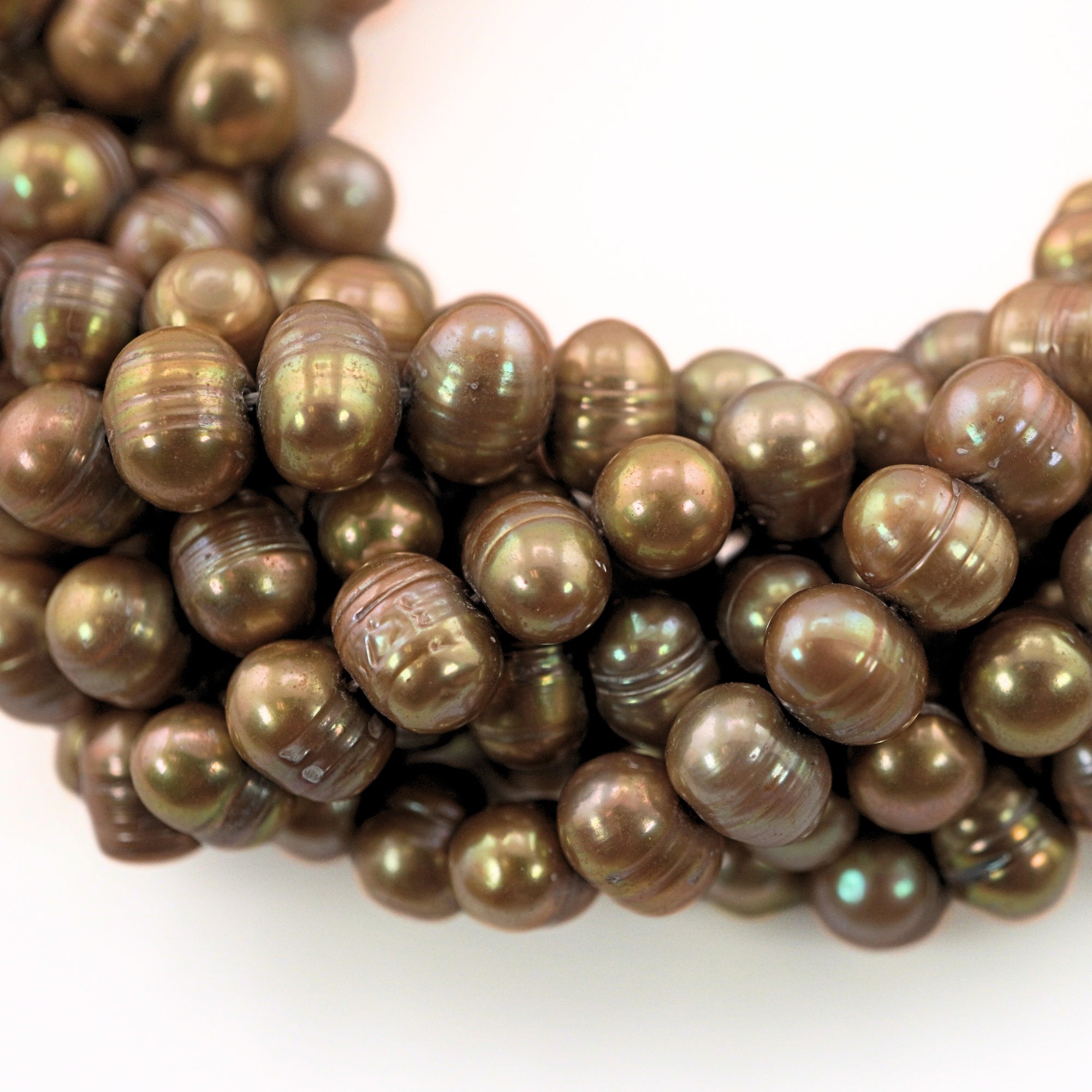 9 x 7 - 8 x 6 MM Potato Freshwater Pearls Beads