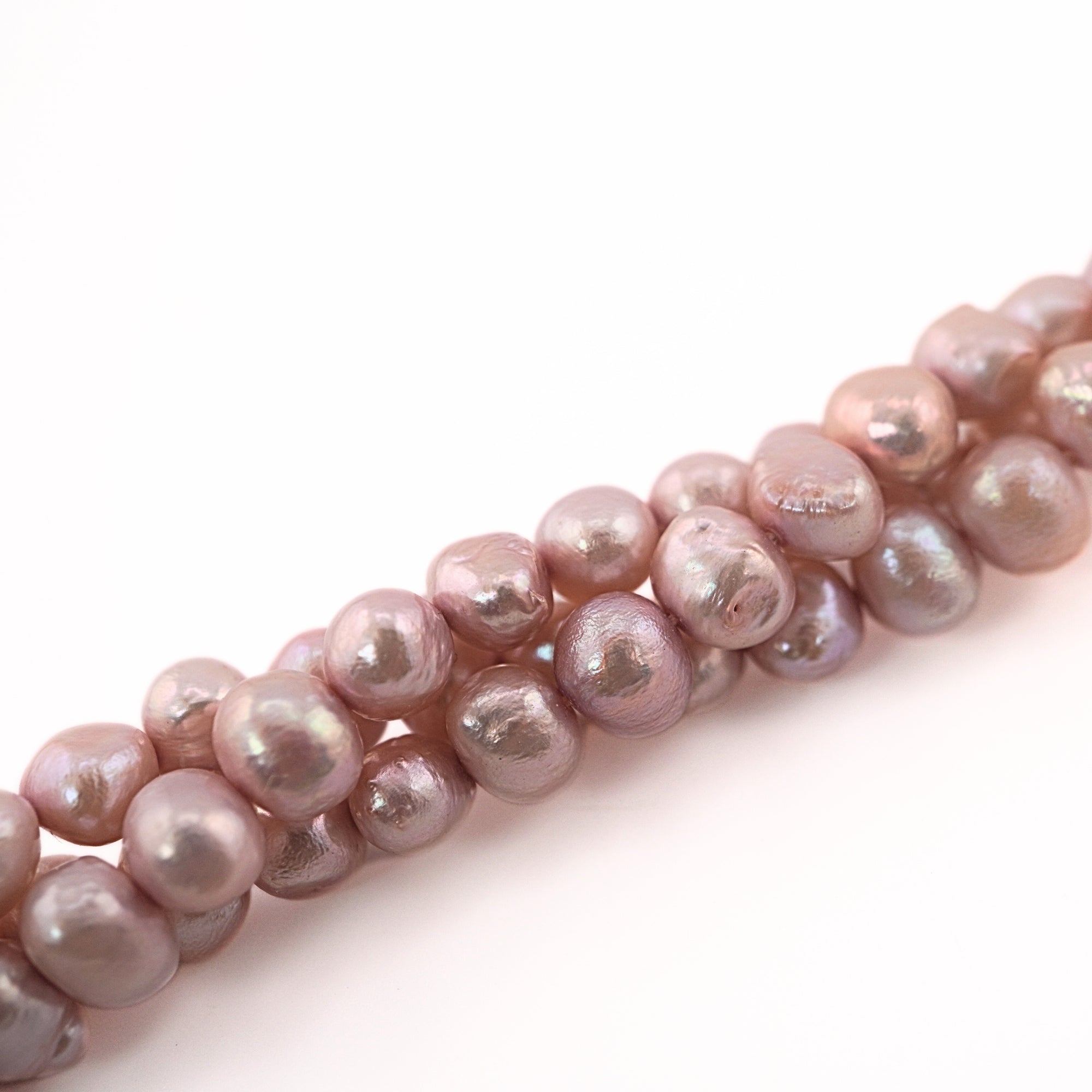 8 x 6 MM Plum Potato Freshwater Pearls Beads