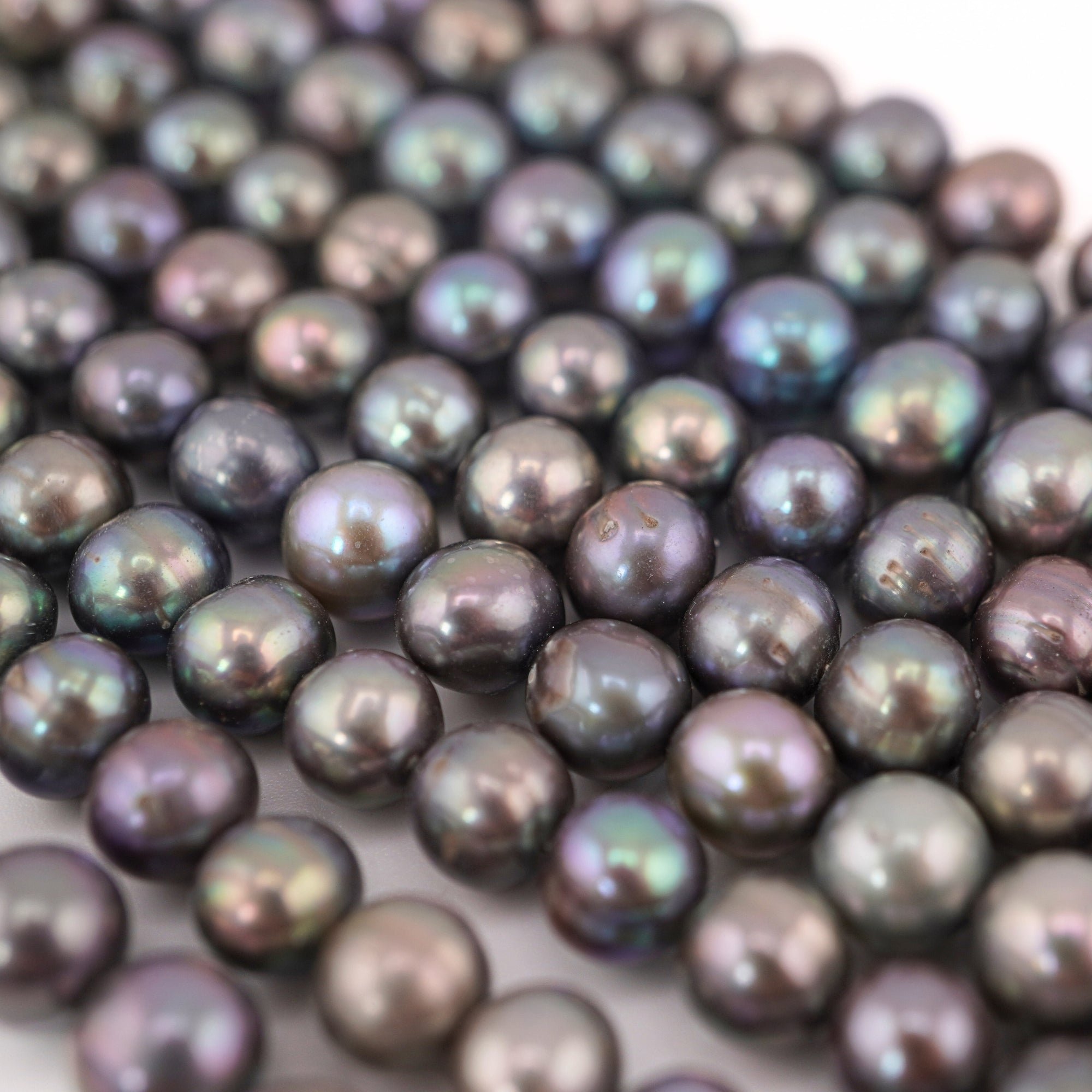 Gray Potato Freshwater Pearls Beads