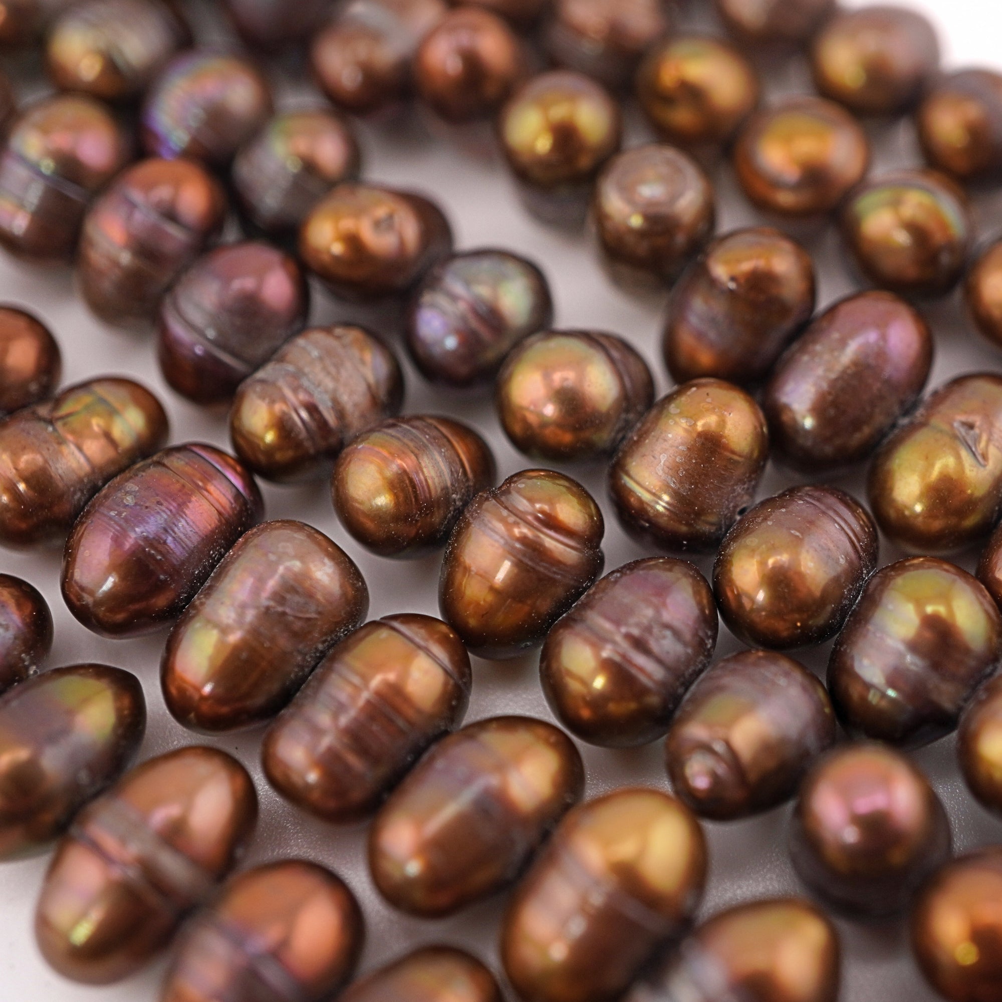 Chocolate Potato Freshwater Pearls Beads