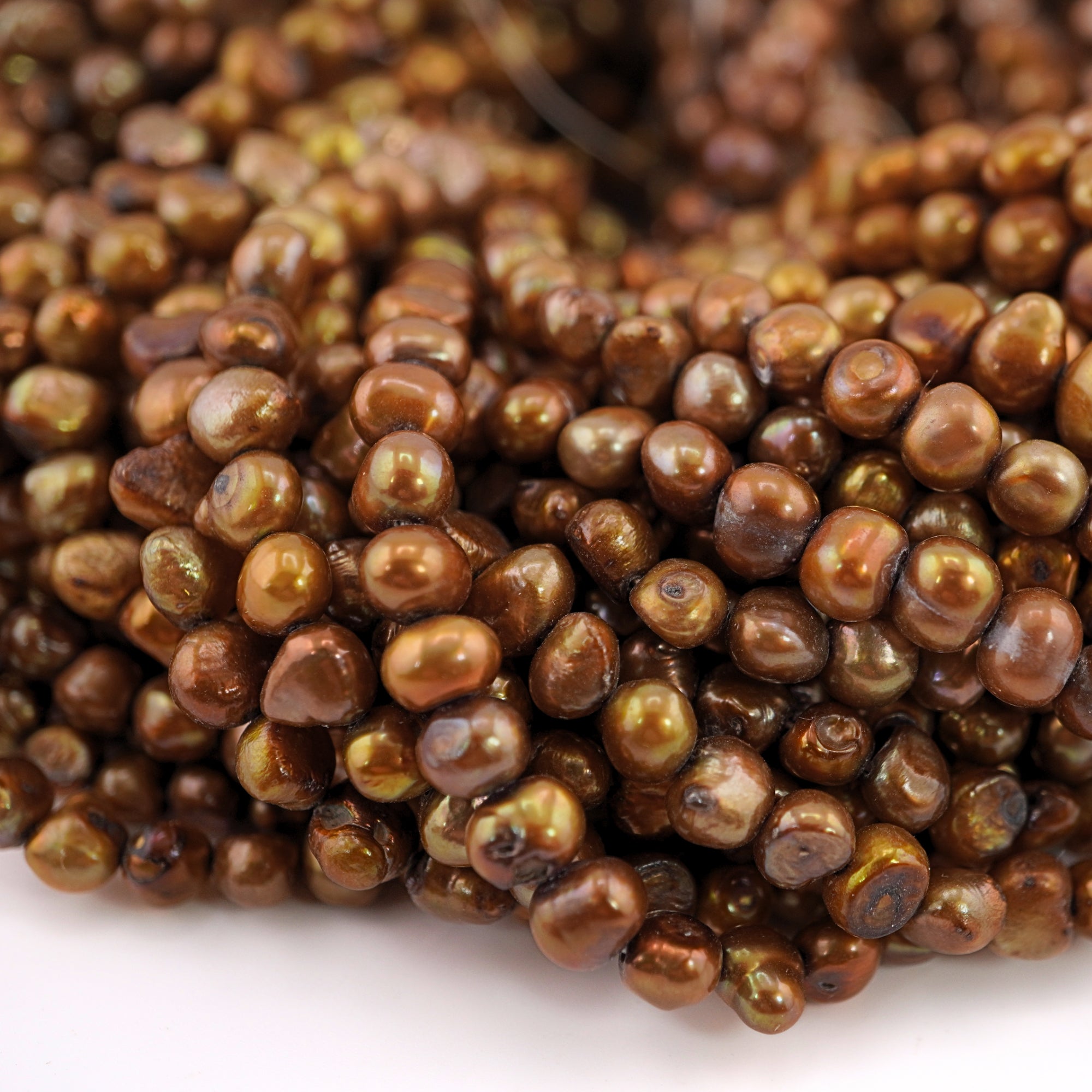 5 - 6 MM Potato Freshwater Pearls Beads