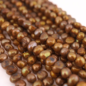 5 - 6 MM Potato Freshwater Pearls Beads