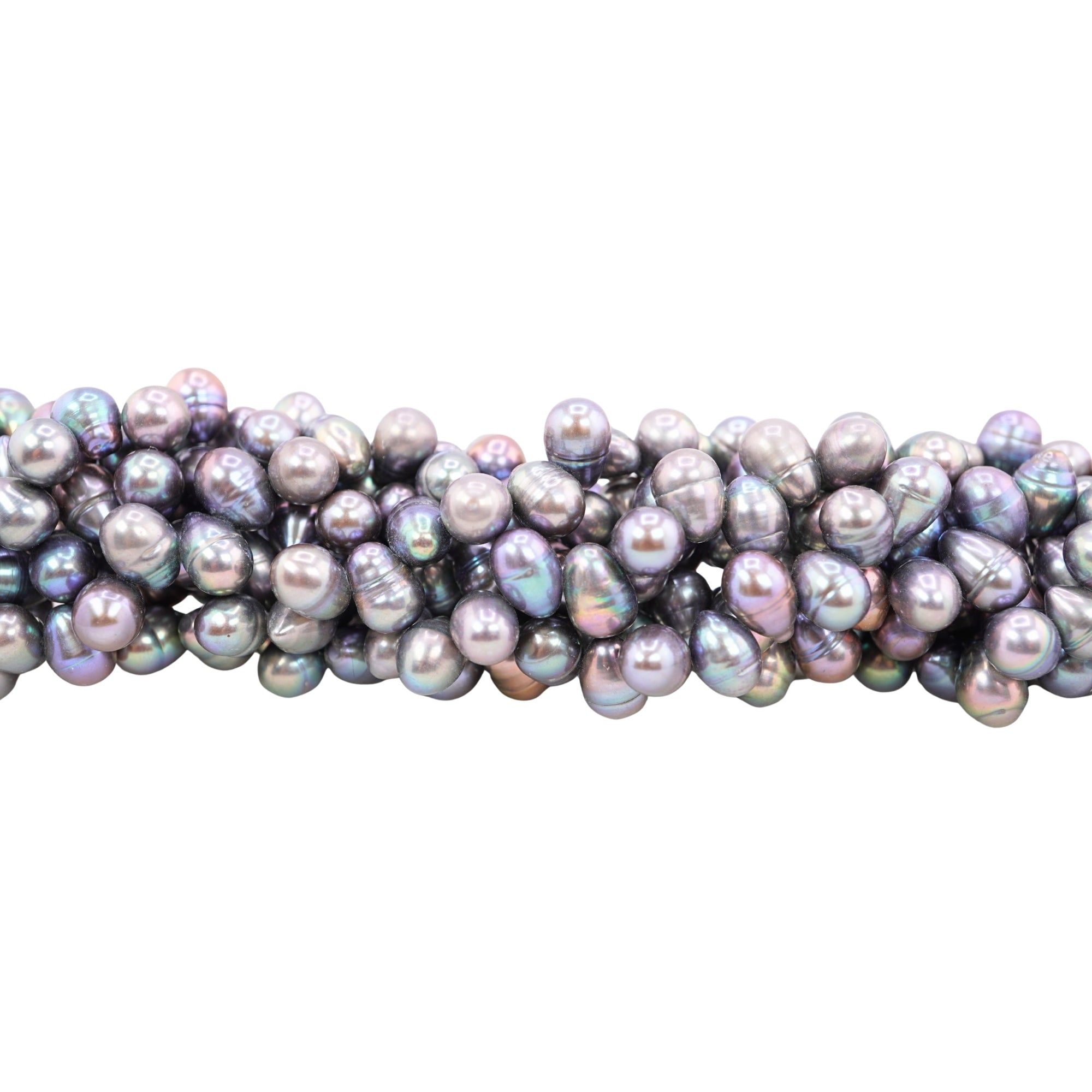 Peacock Oval Freshwater Pearls Beads
