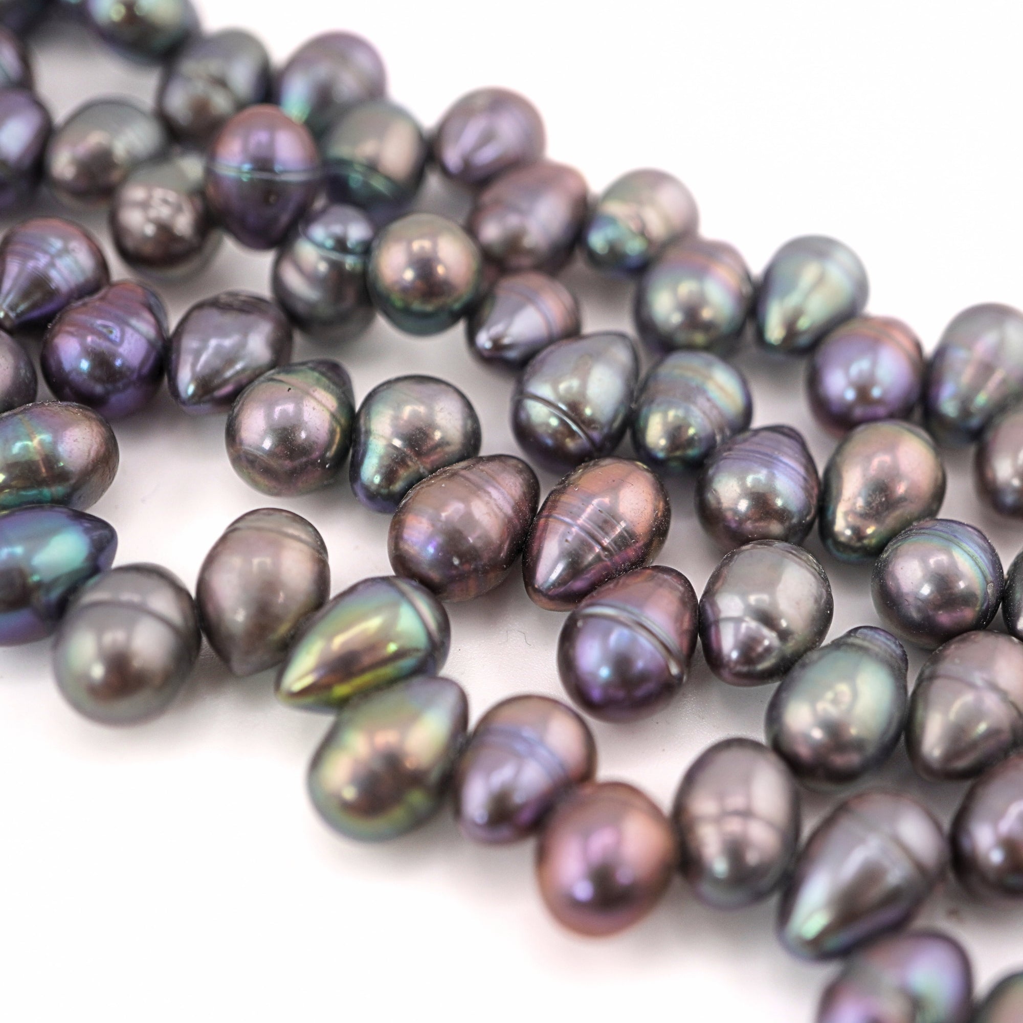 Peacock Oval Freshwater Pearls Beads