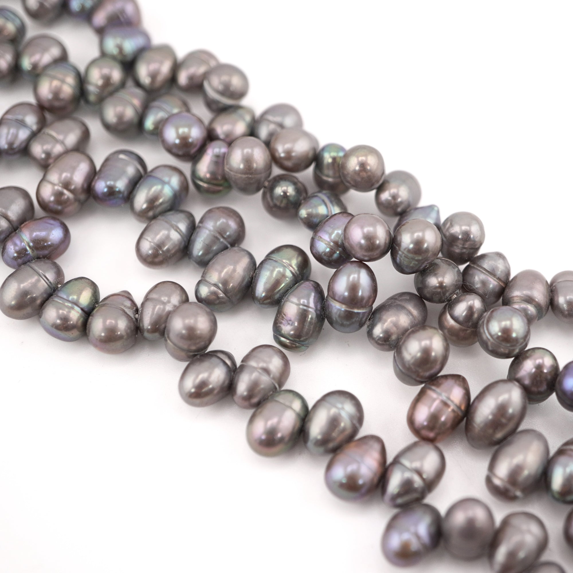 Peacock Oval Freshwater Pearls Beads