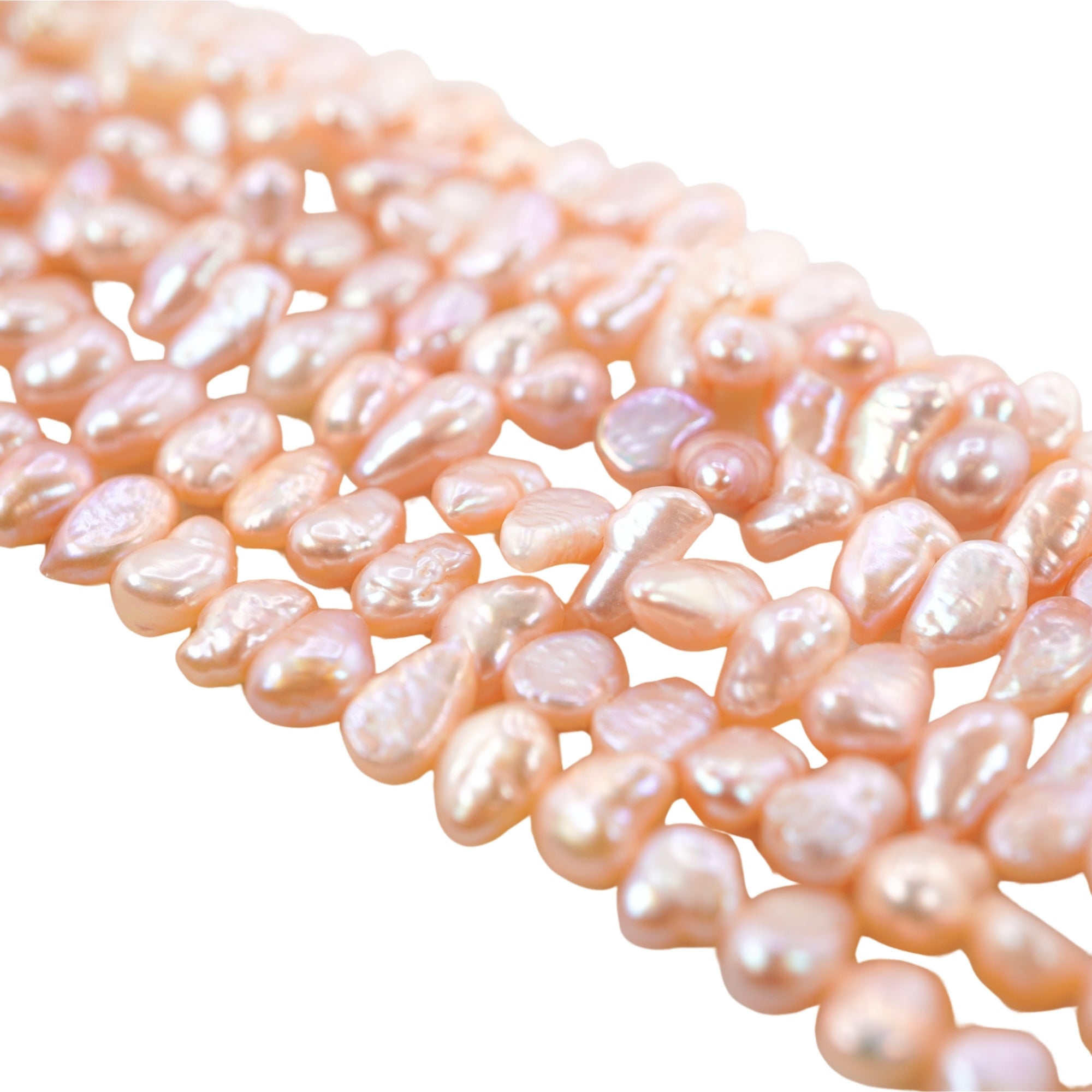 Melon Baroque Freshwater Pearls Beads