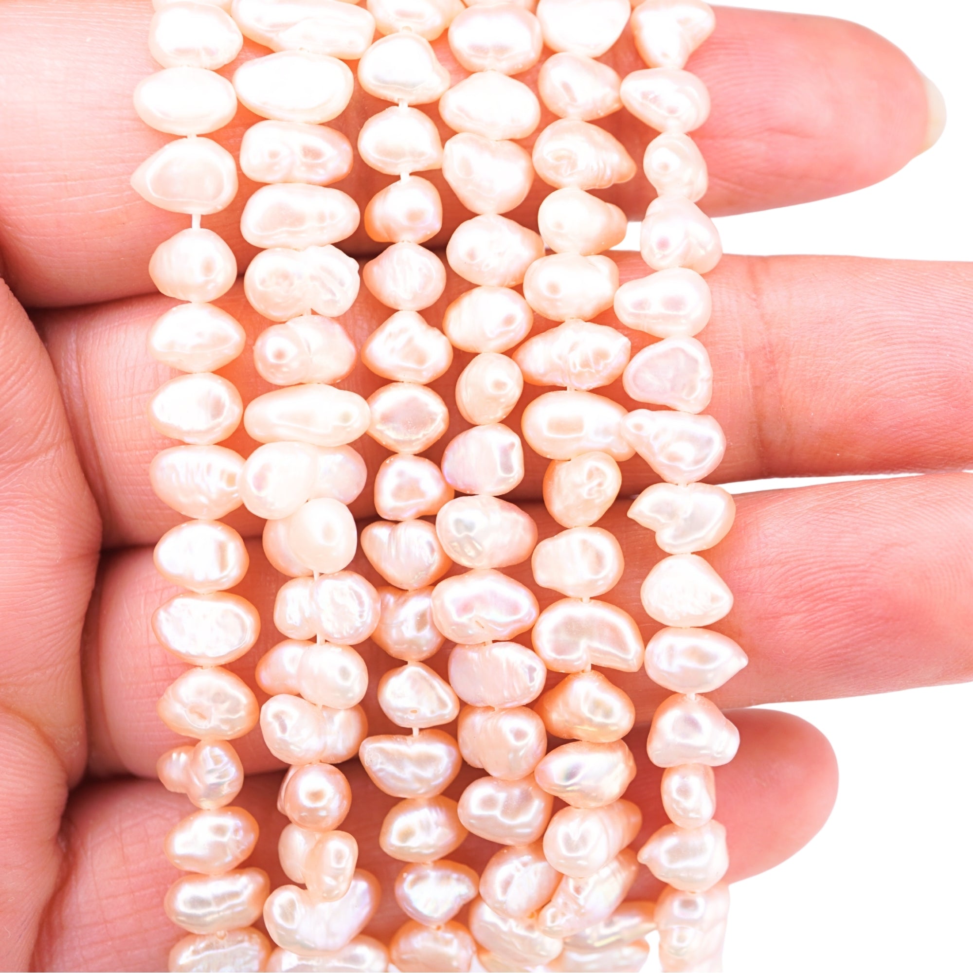 Melon Baroque Freshwater Pearls Beads