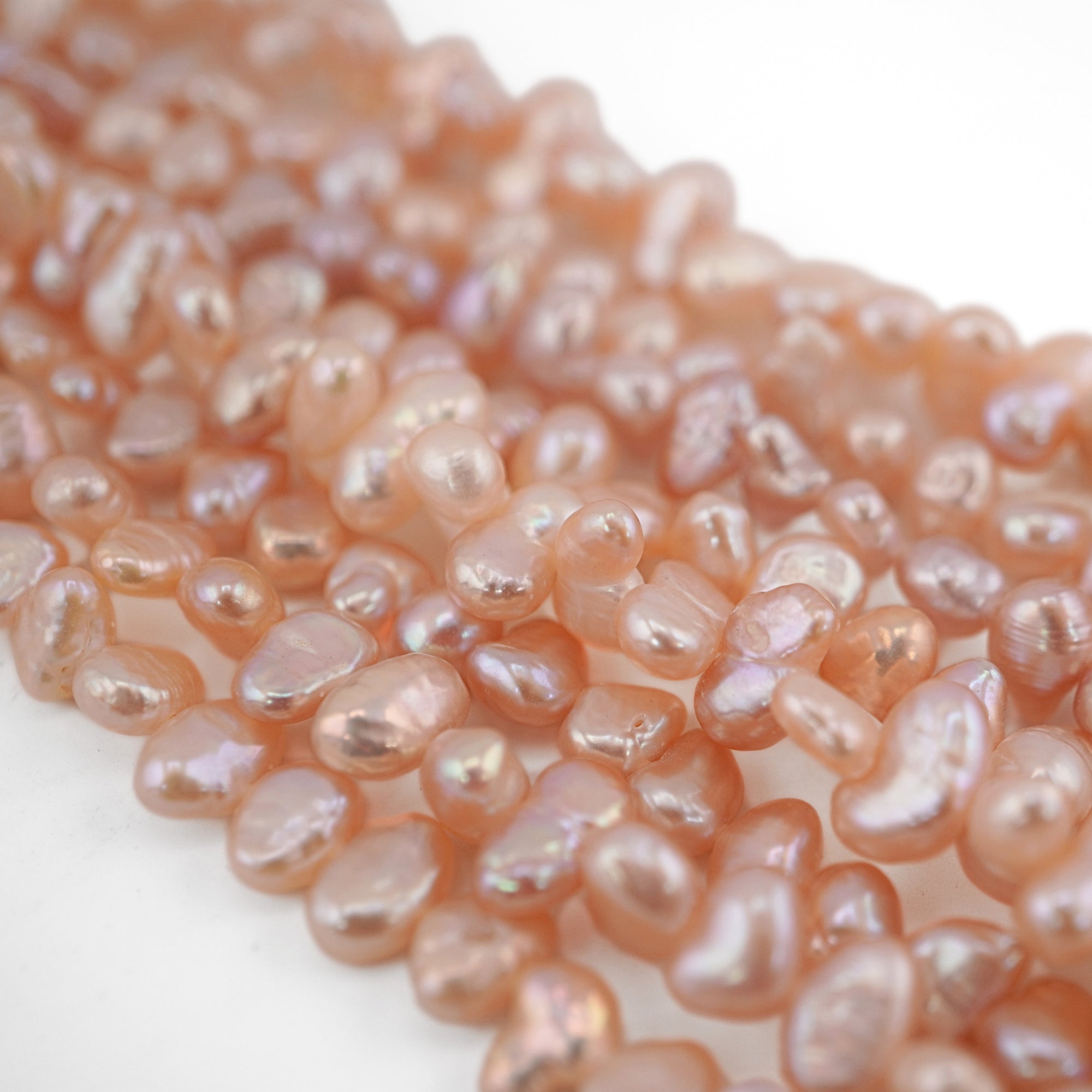 Melon Baroque Freshwater Pearls Beads