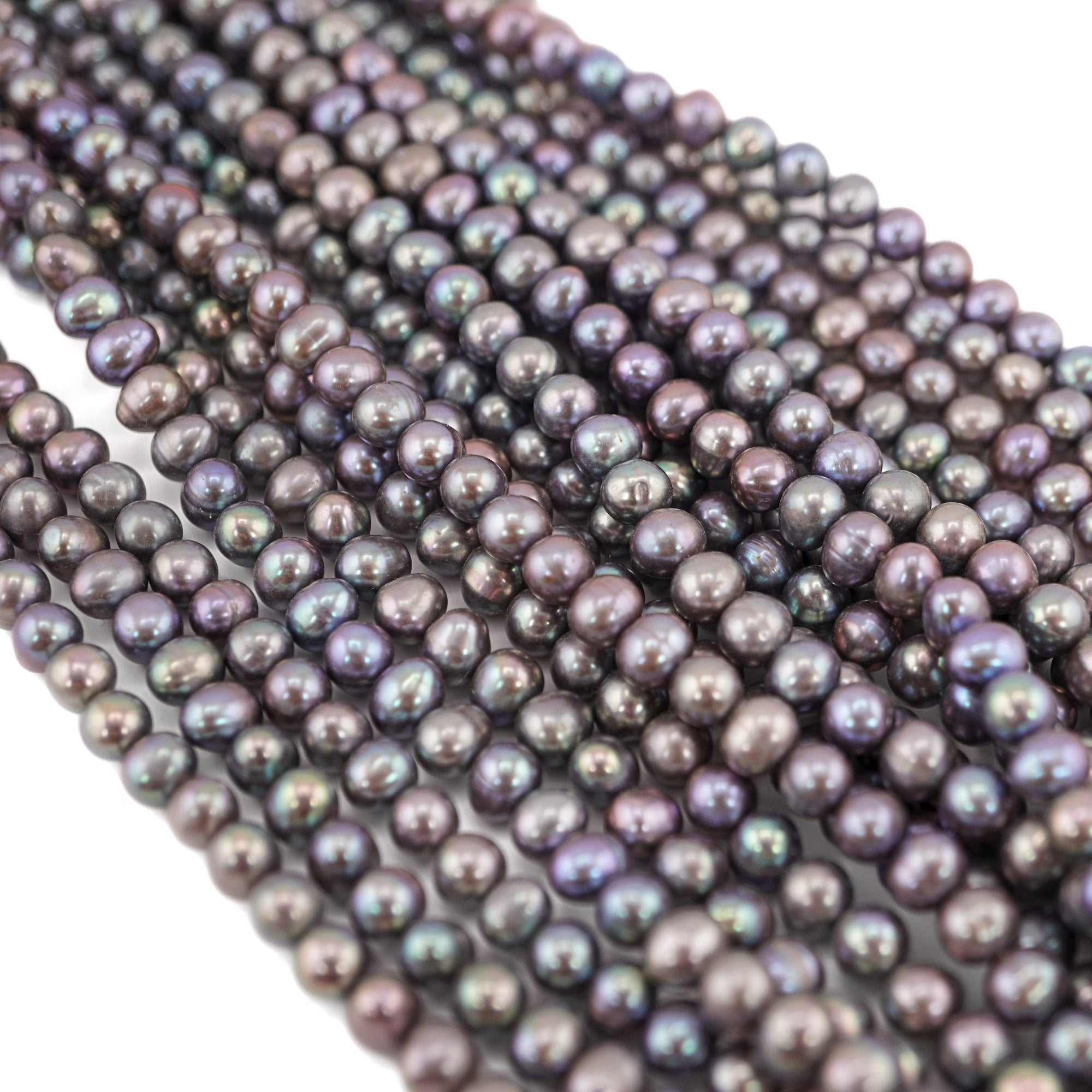 Peacock Oval Freshwater Pearls Beads