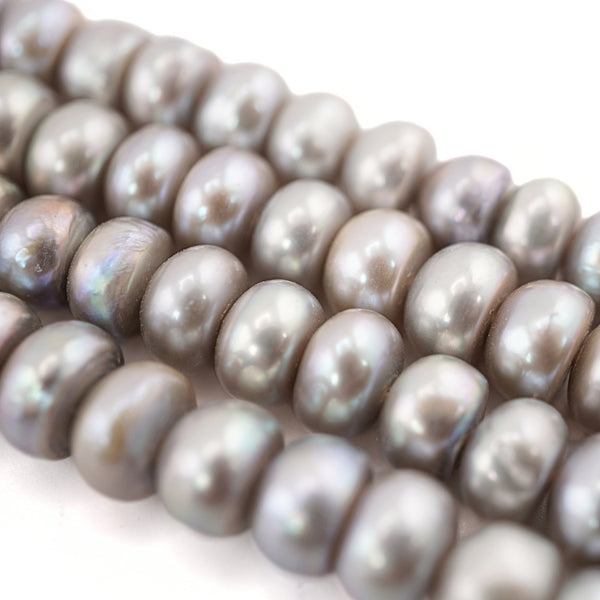 Gray Potato Freshwater Pearls Beads