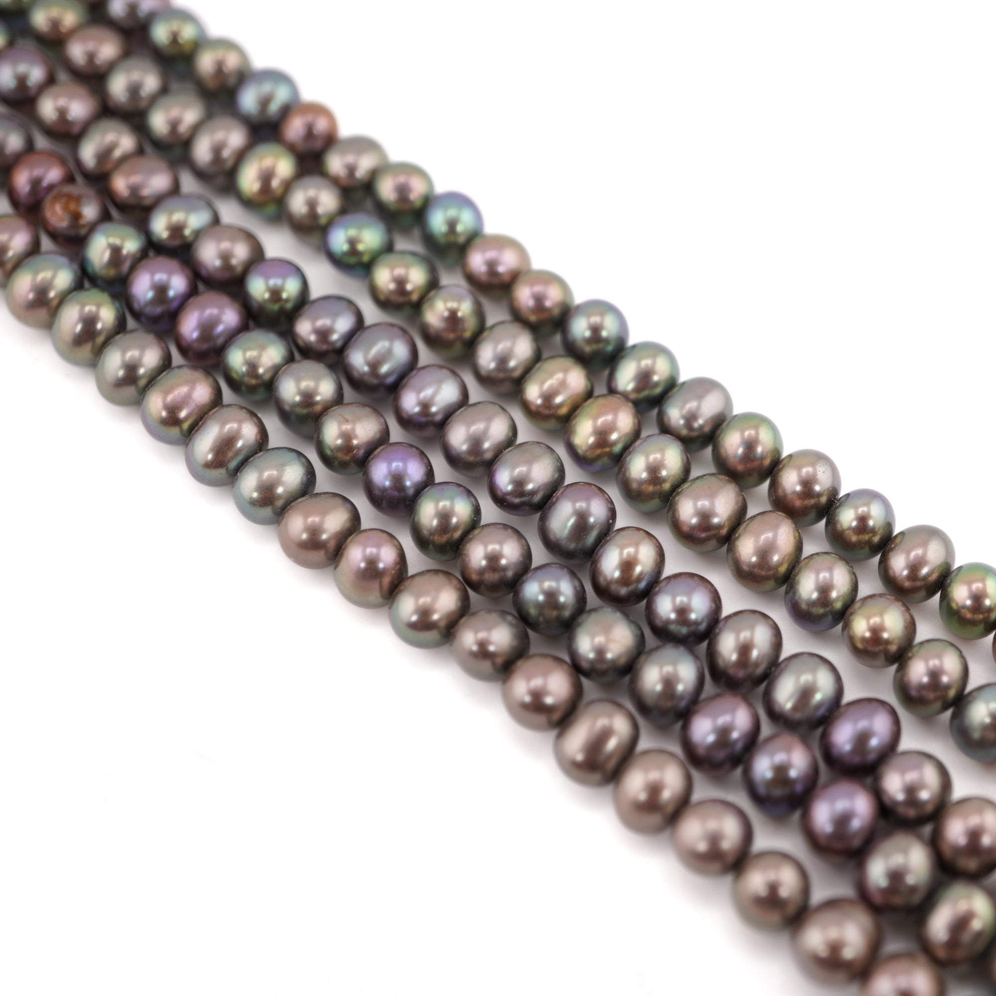 Peacock Oval Freshwater Pearls Beads