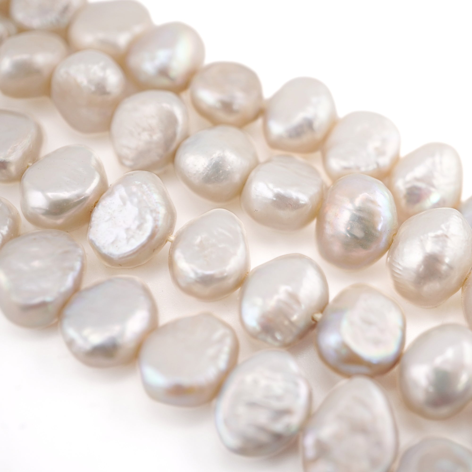 Gray Baroque Freshwater Pearls Beads