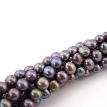 6 x 5 MM Peacock Potato Freshwater Pearls Beads