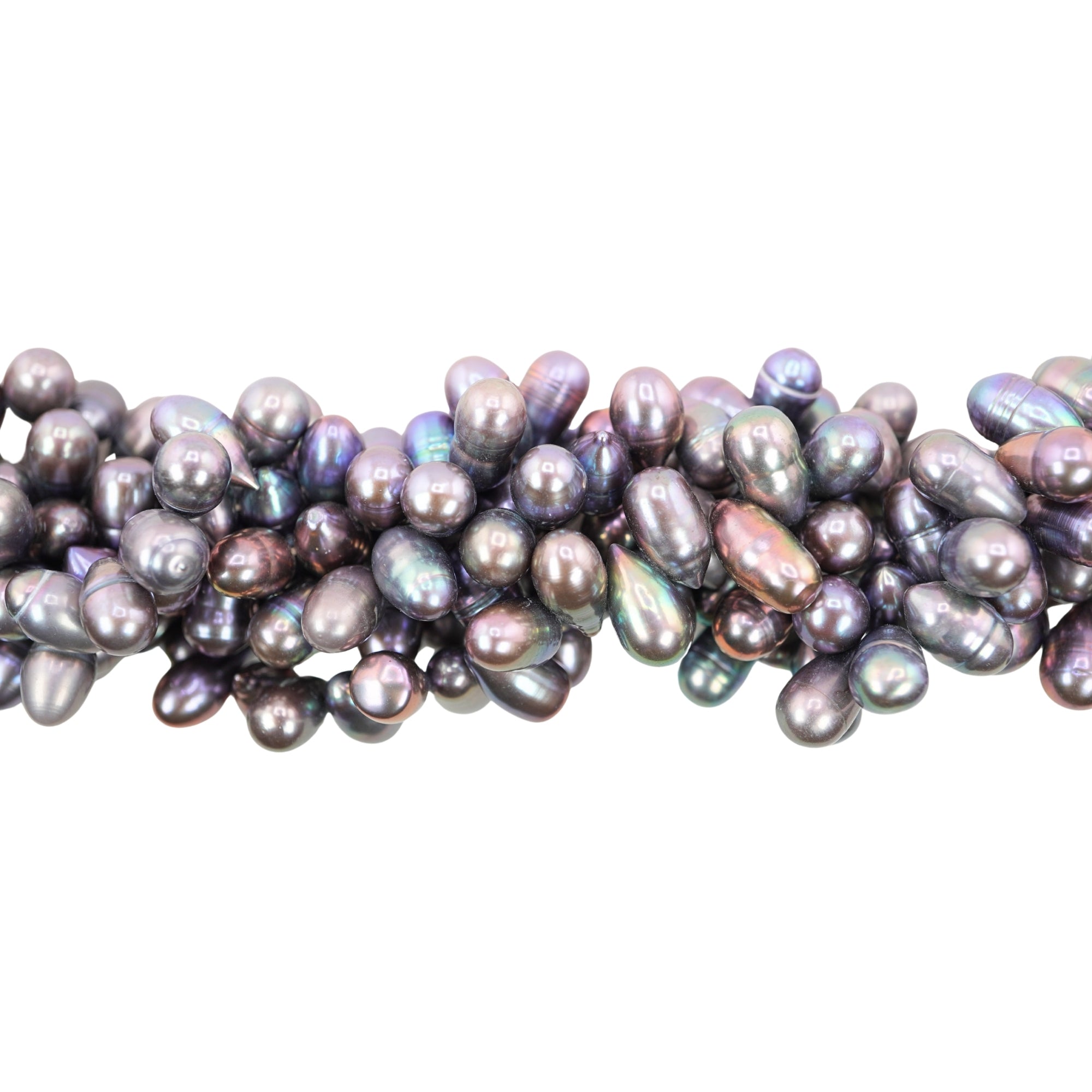 Peacock Oval Freshwater Pearls Beads