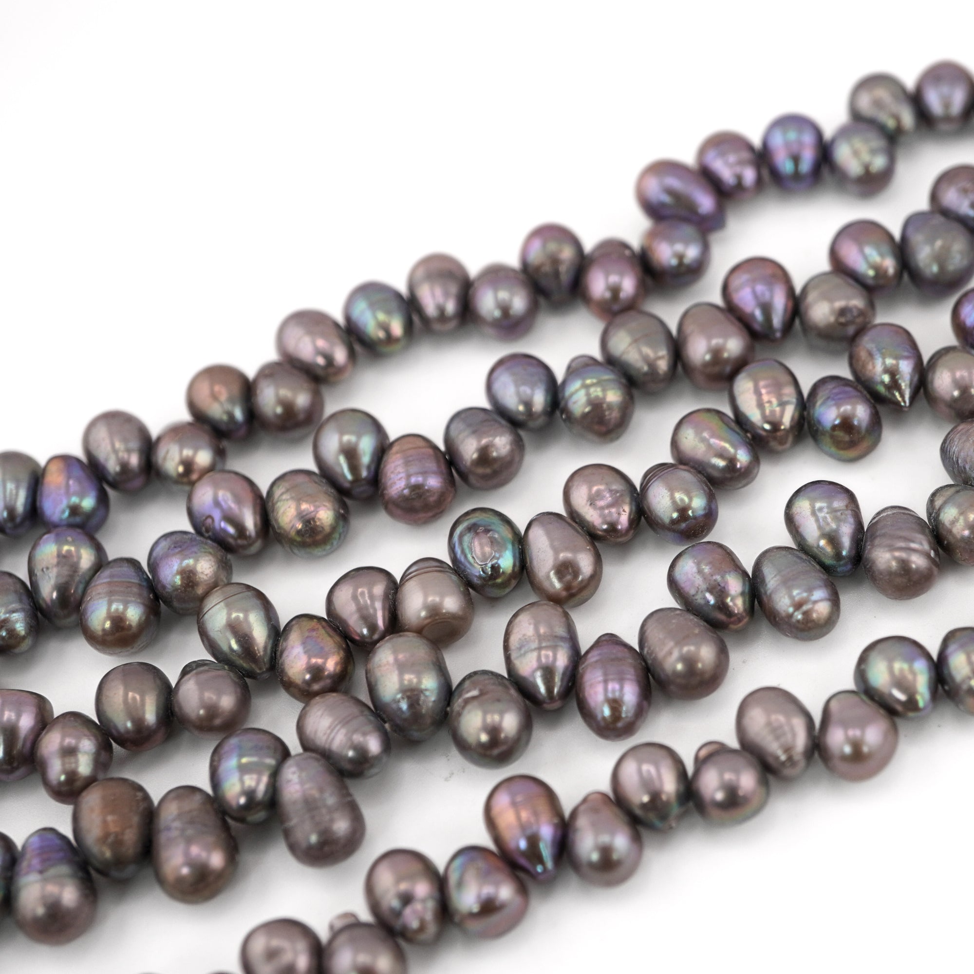 Peacock Oval Freshwater Pearls Beads