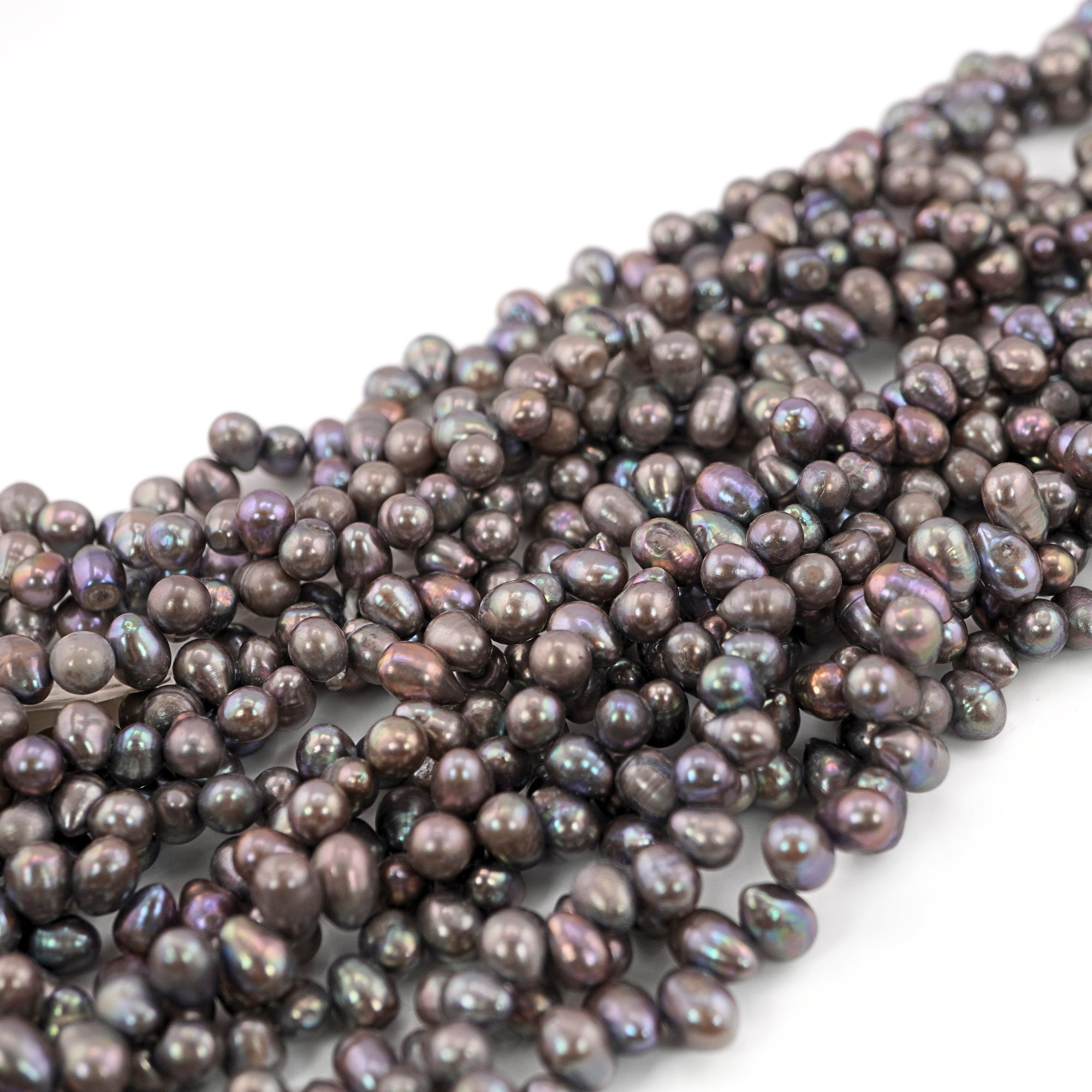 Peacock Oval Freshwater Pearls Beads