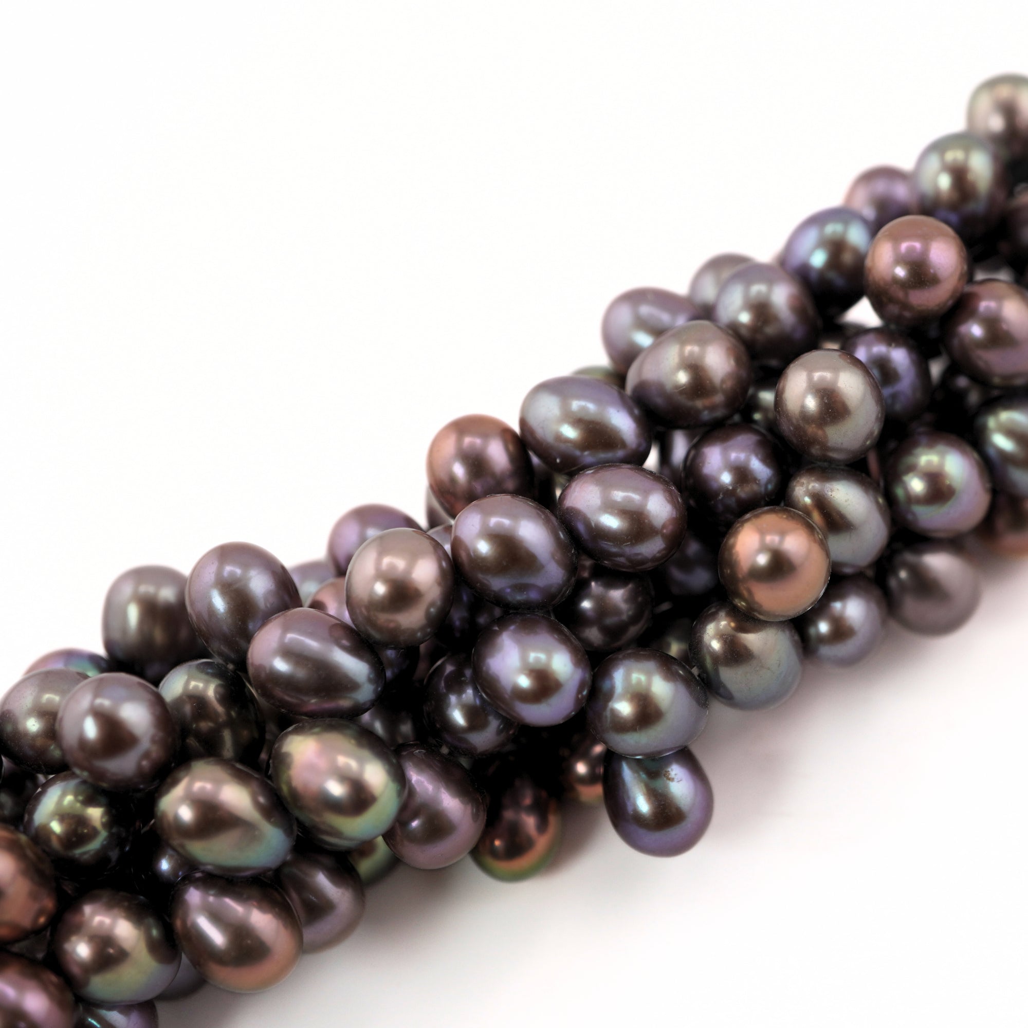 Peacock Oval Freshwater Pearls Beads