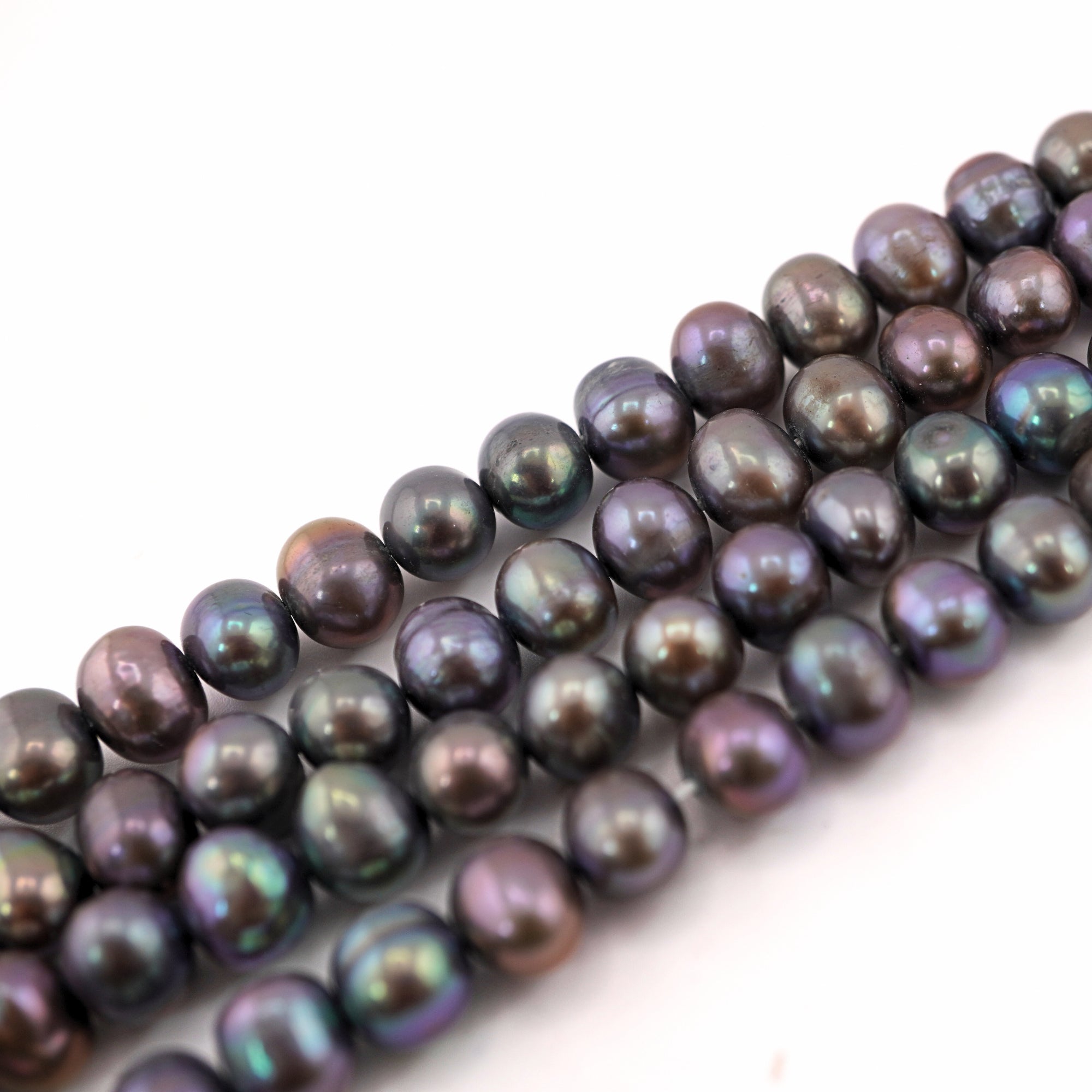 Peacock Oval Freshwater Pearls Beads