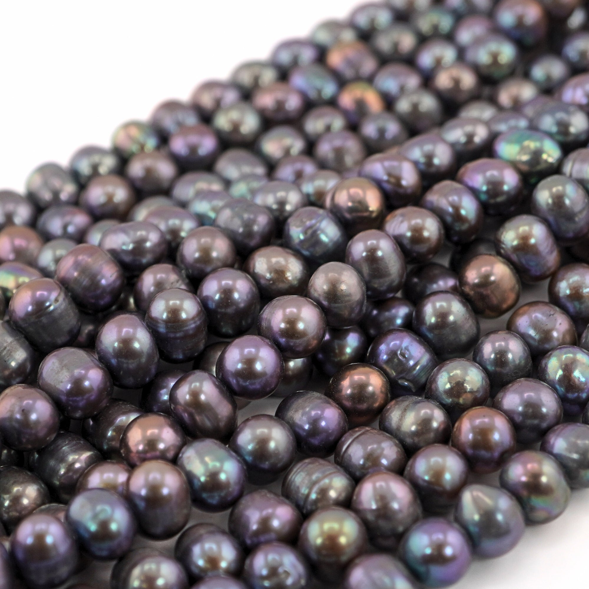 Peacock Oval Freshwater Pearls Beads