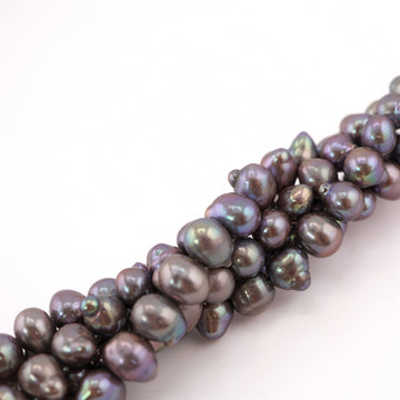 8 x 7 MM Peacock Baroque Freshwater Pearls Beads