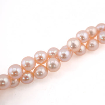 6 - 7 MM Peach Round Freshwater Pearls Beads