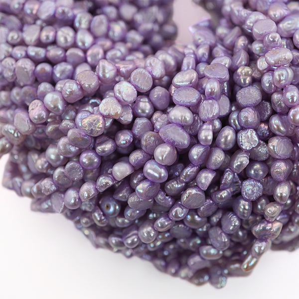 Violet Baroque Freshwater Pearls Beads