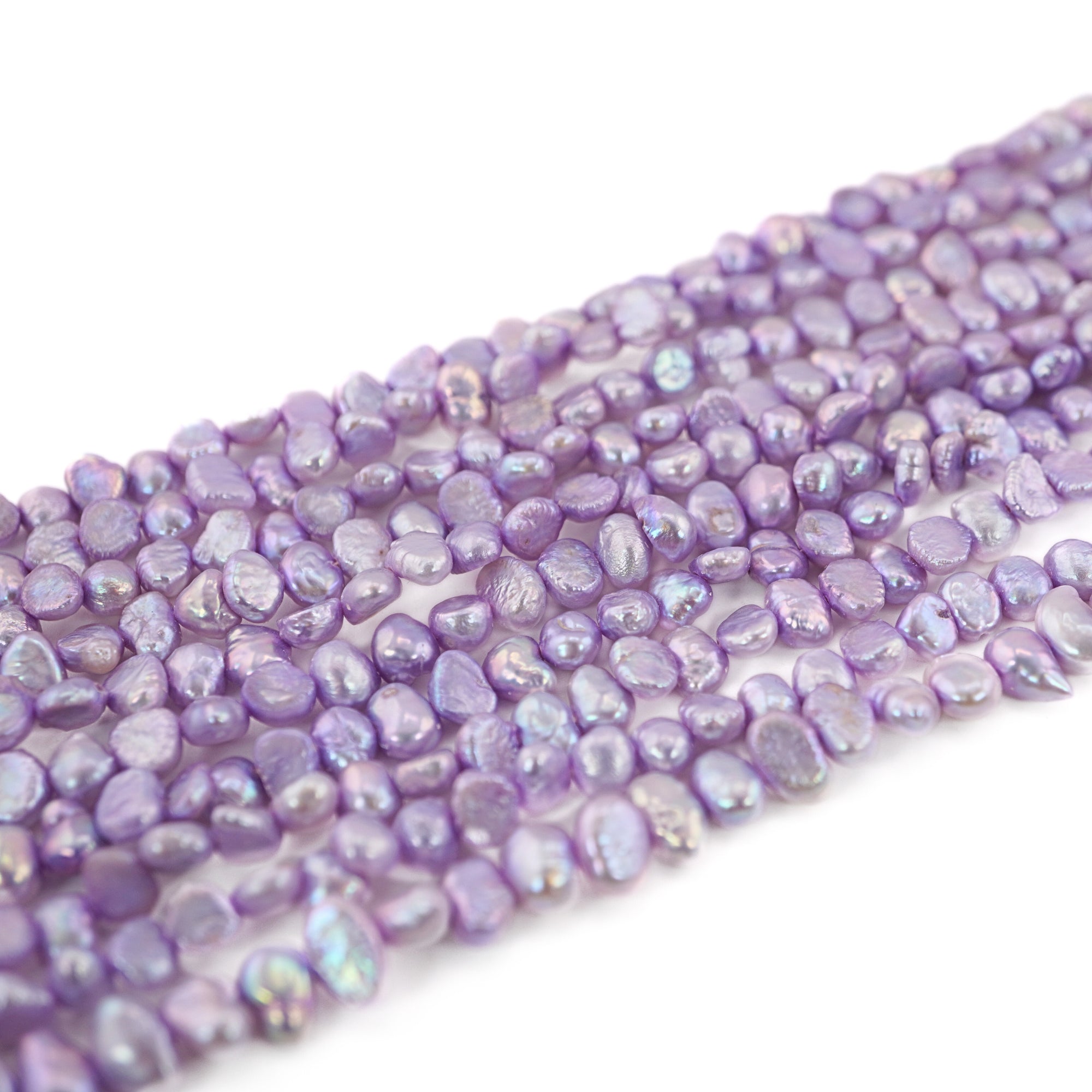 Violet Baroque Freshwater Pearls Beads