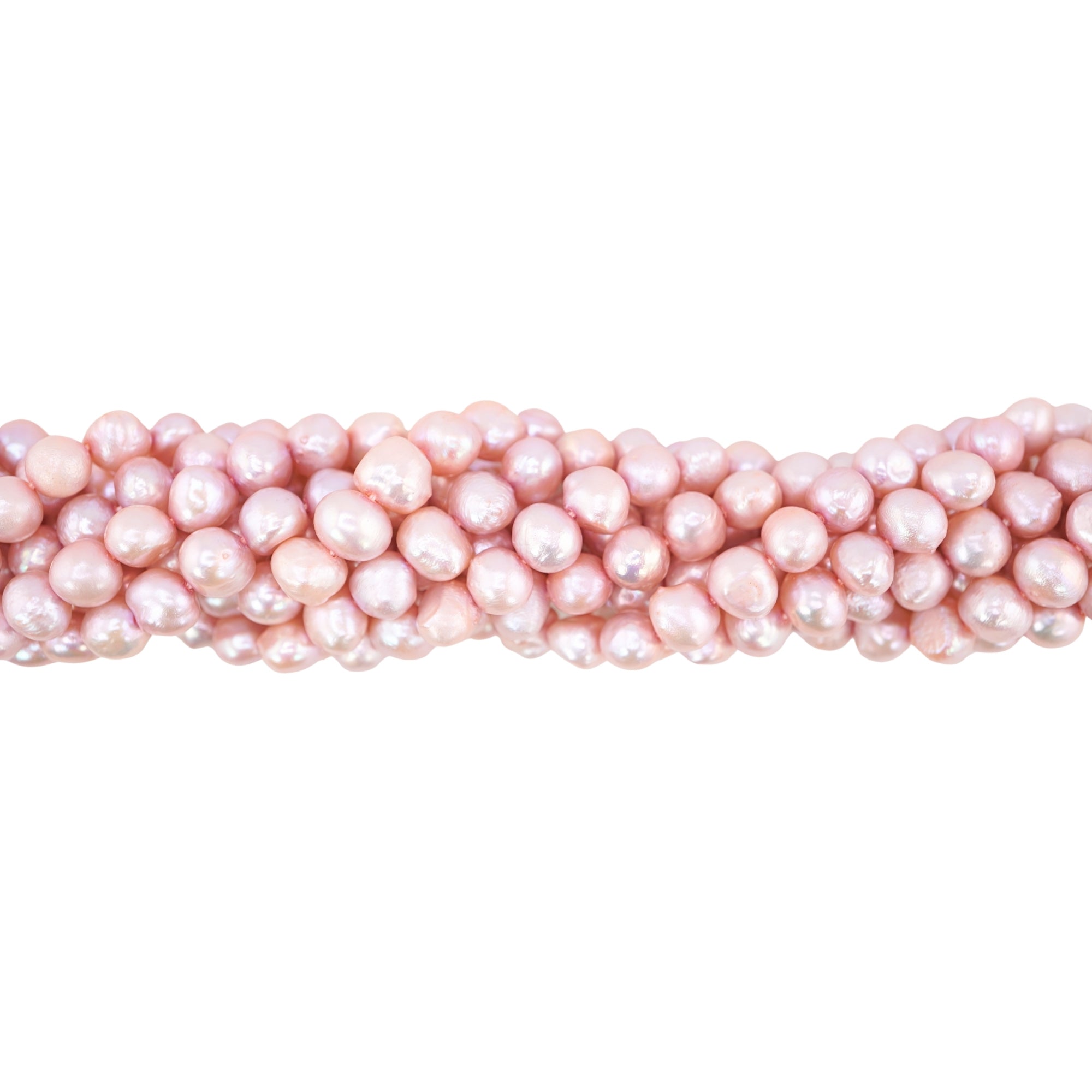 Pink Baroque Freshwater Pearls Beads