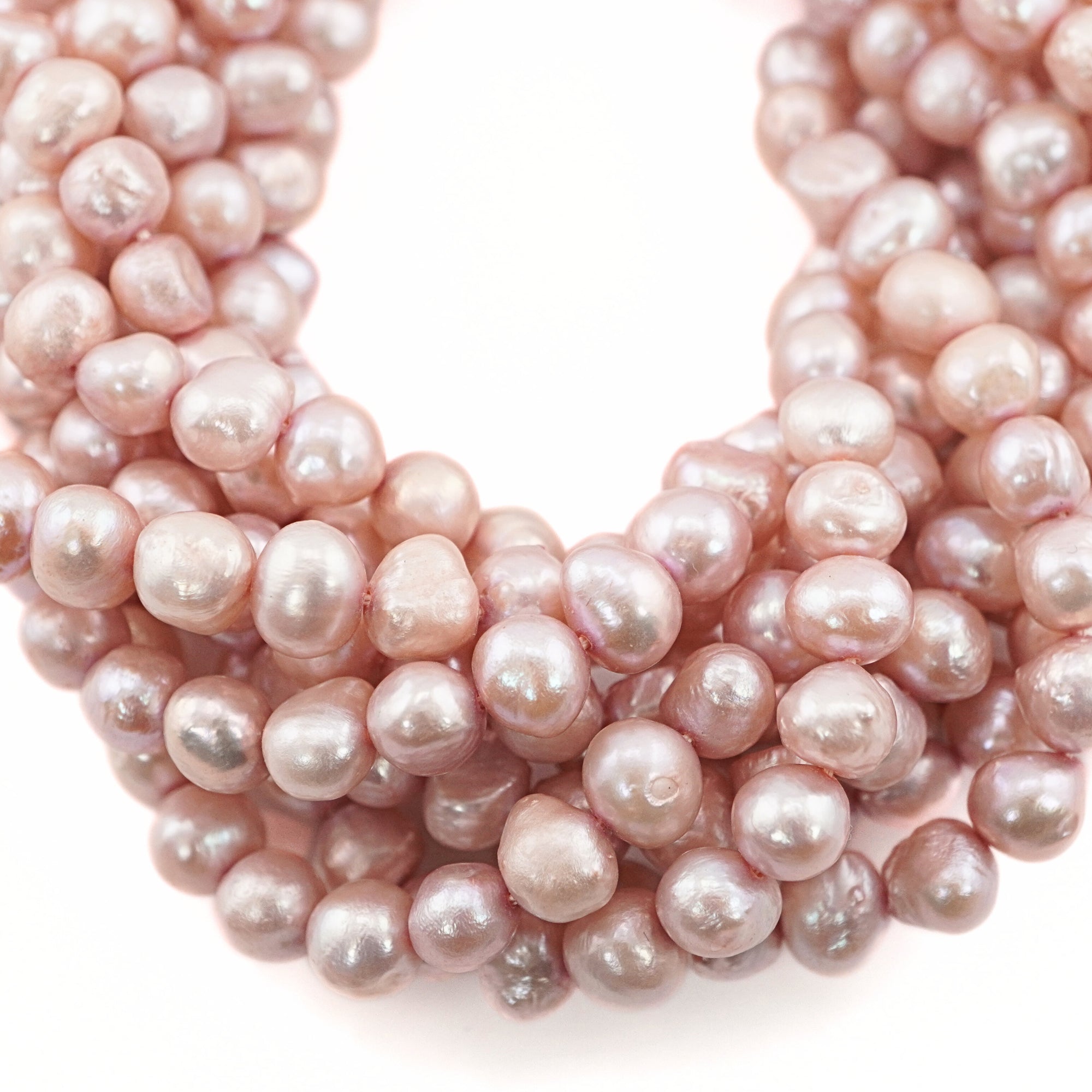 Pink Baroque Freshwater Pearls Beads