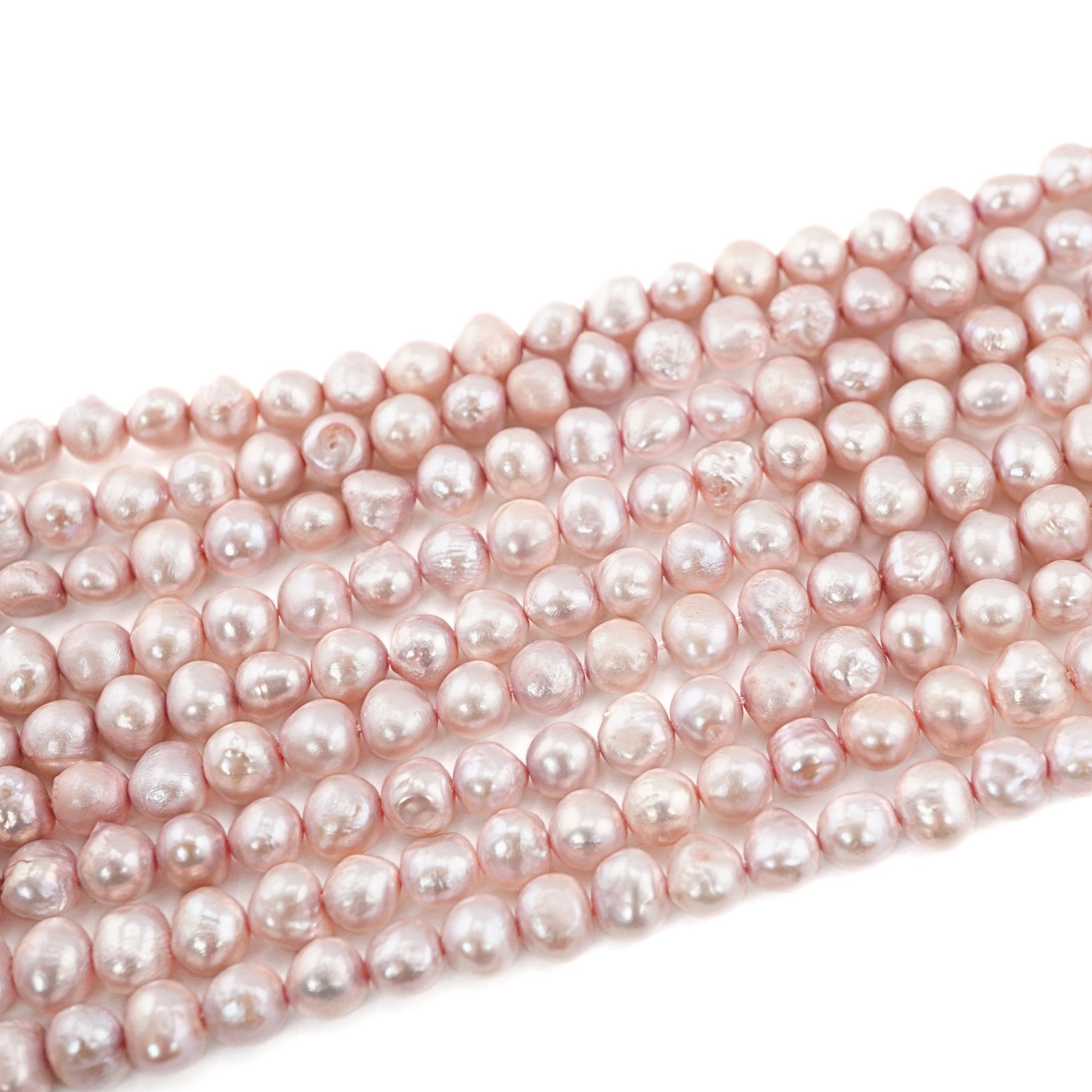 Pink Baroque Freshwater Pearls Beads