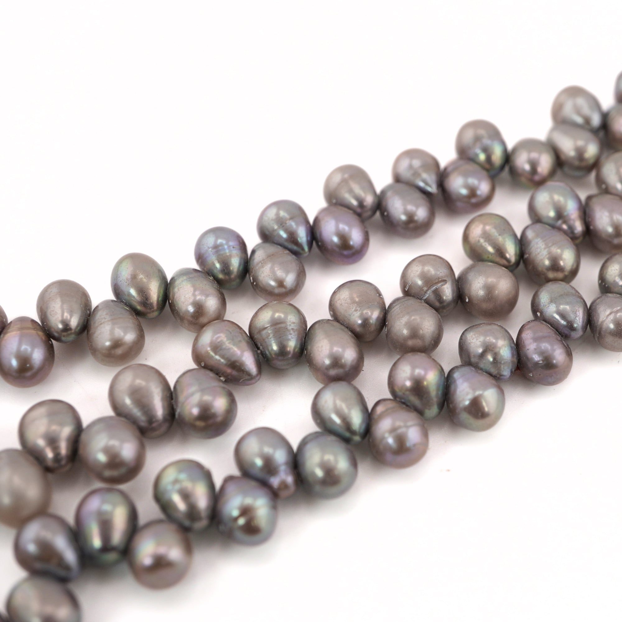 Peacock Oval Freshwater Pearls Beads