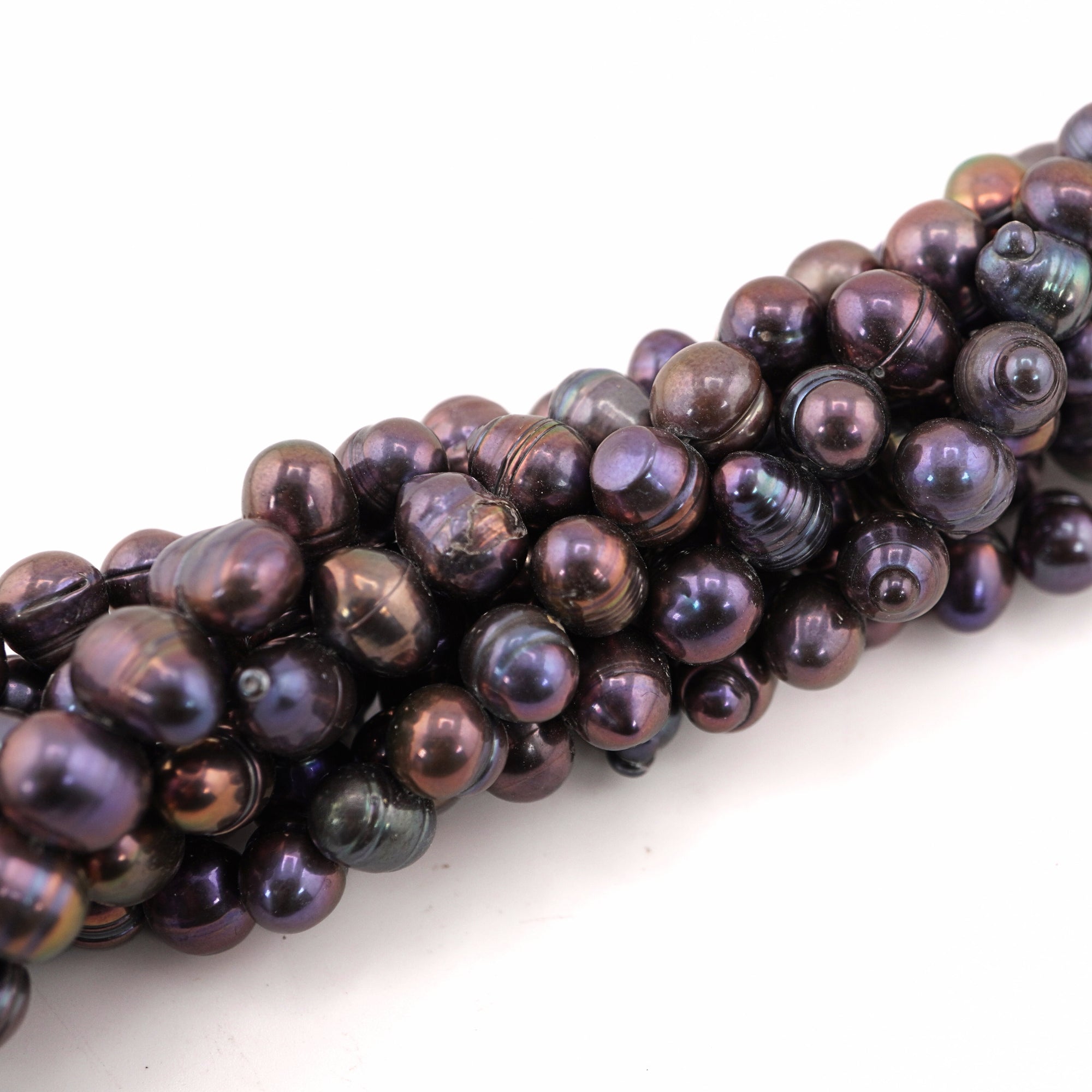 Peacock Oval Freshwater Pearls Beads