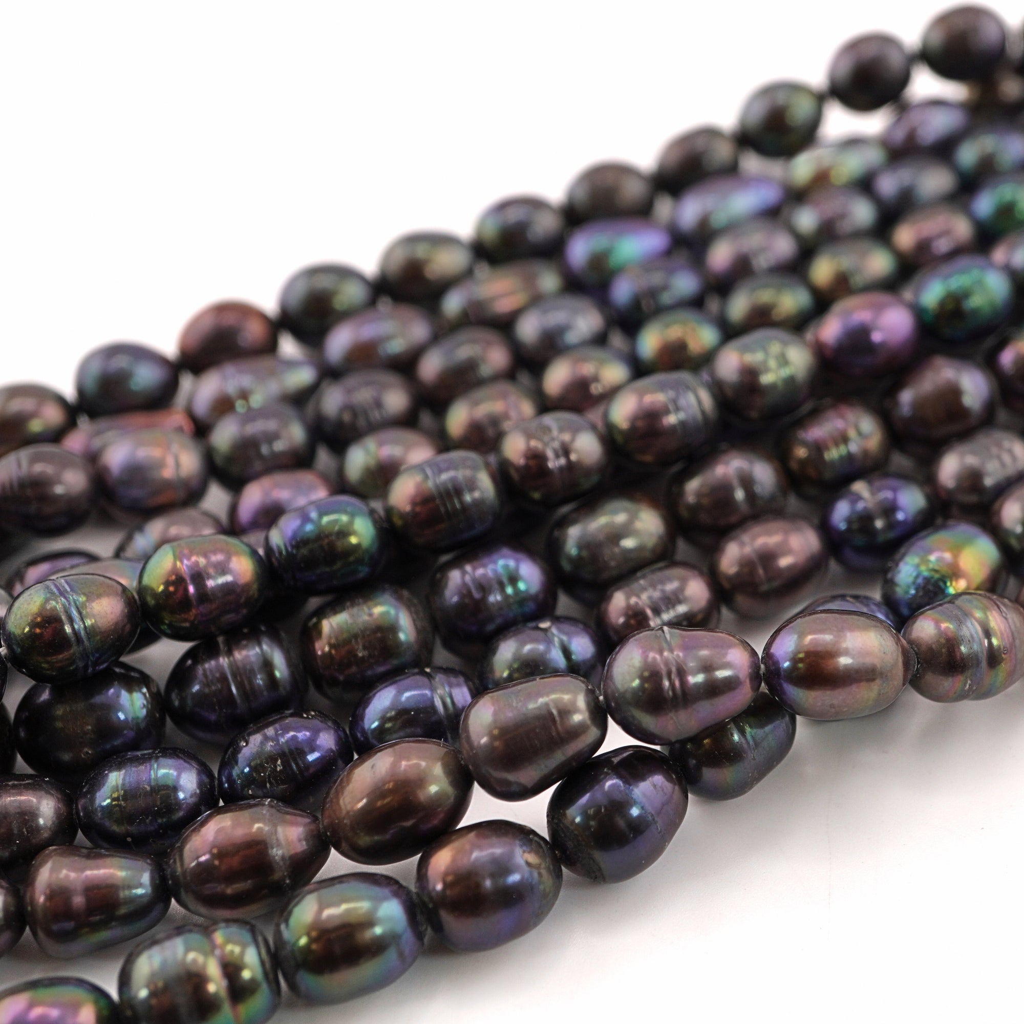 Peacock Oval Freshwater Pearls Beads