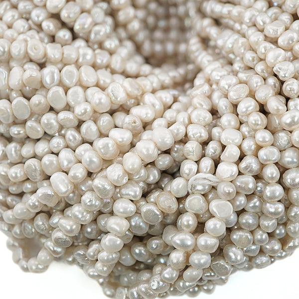 Gray Baroque Freshwater Pearls Beads