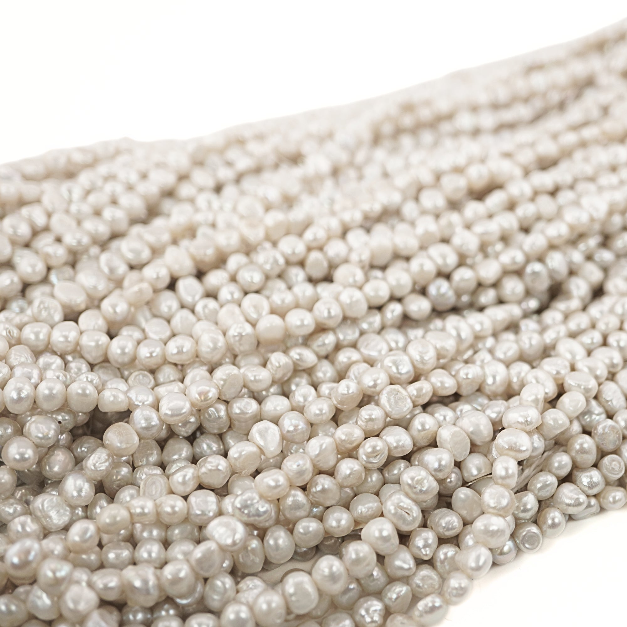 Gray Baroque Freshwater Pearls Beads