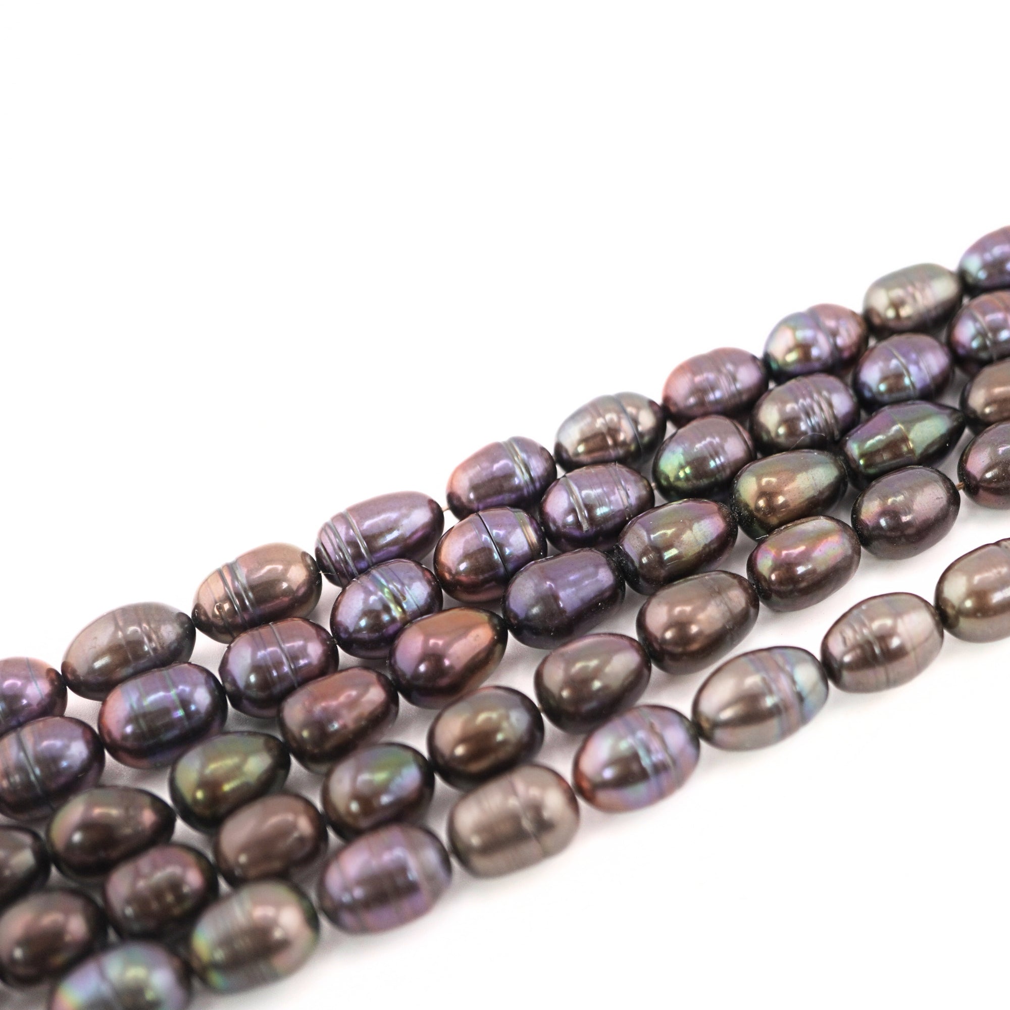 Peacock Oval Freshwater Pearls Beads