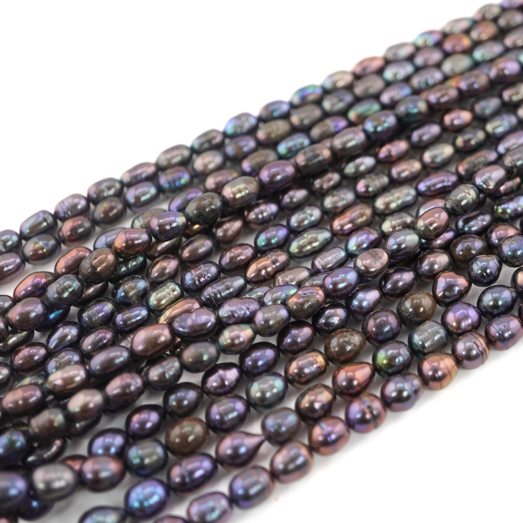 Peacock Oval Freshwater Pearls Beads