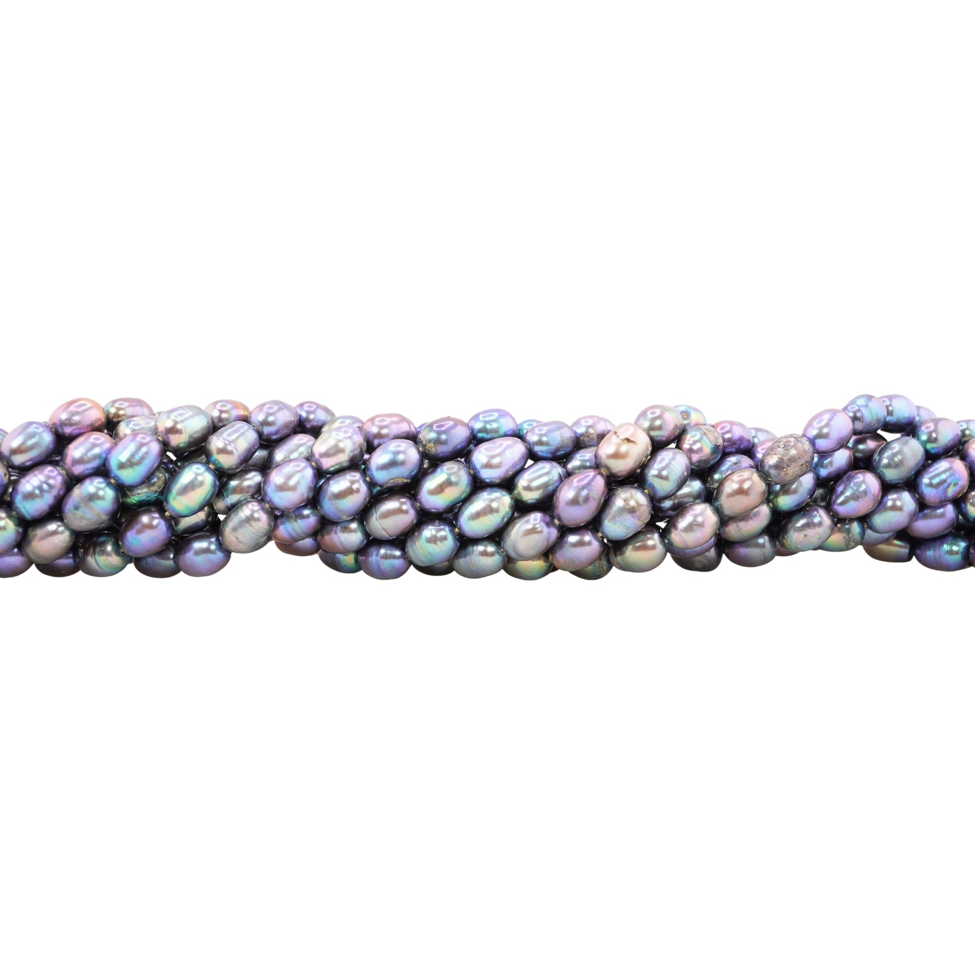 Peacock Oval Freshwater Pearls Beads