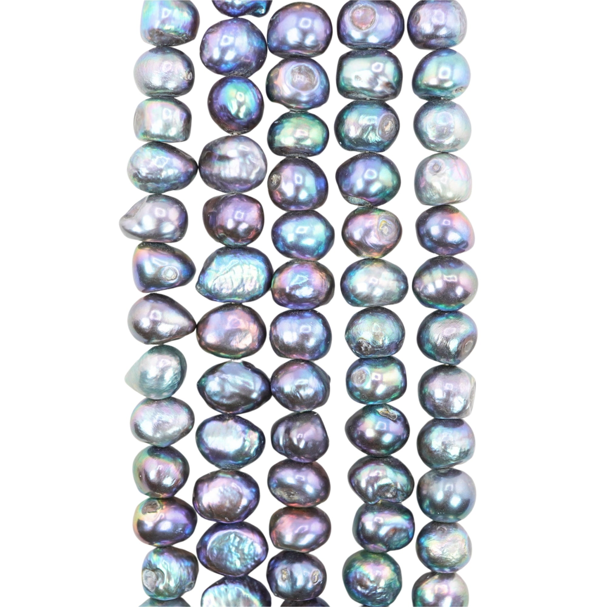 Peacock Oval Freshwater Pearls Beads